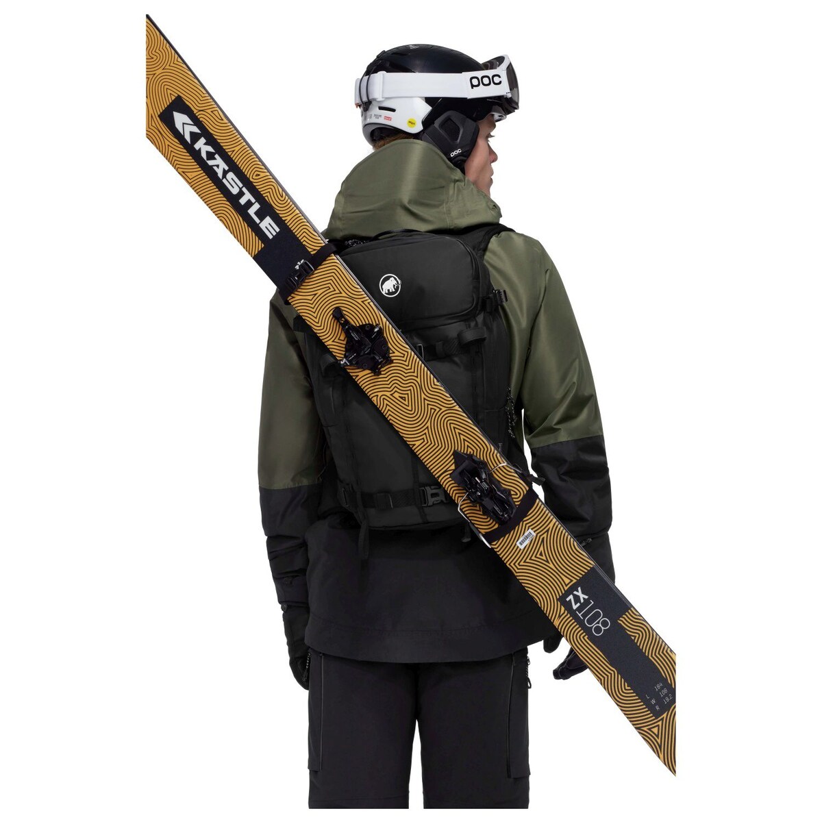 Mochila de Ski Nirvana 28 L Mammut Preto-4