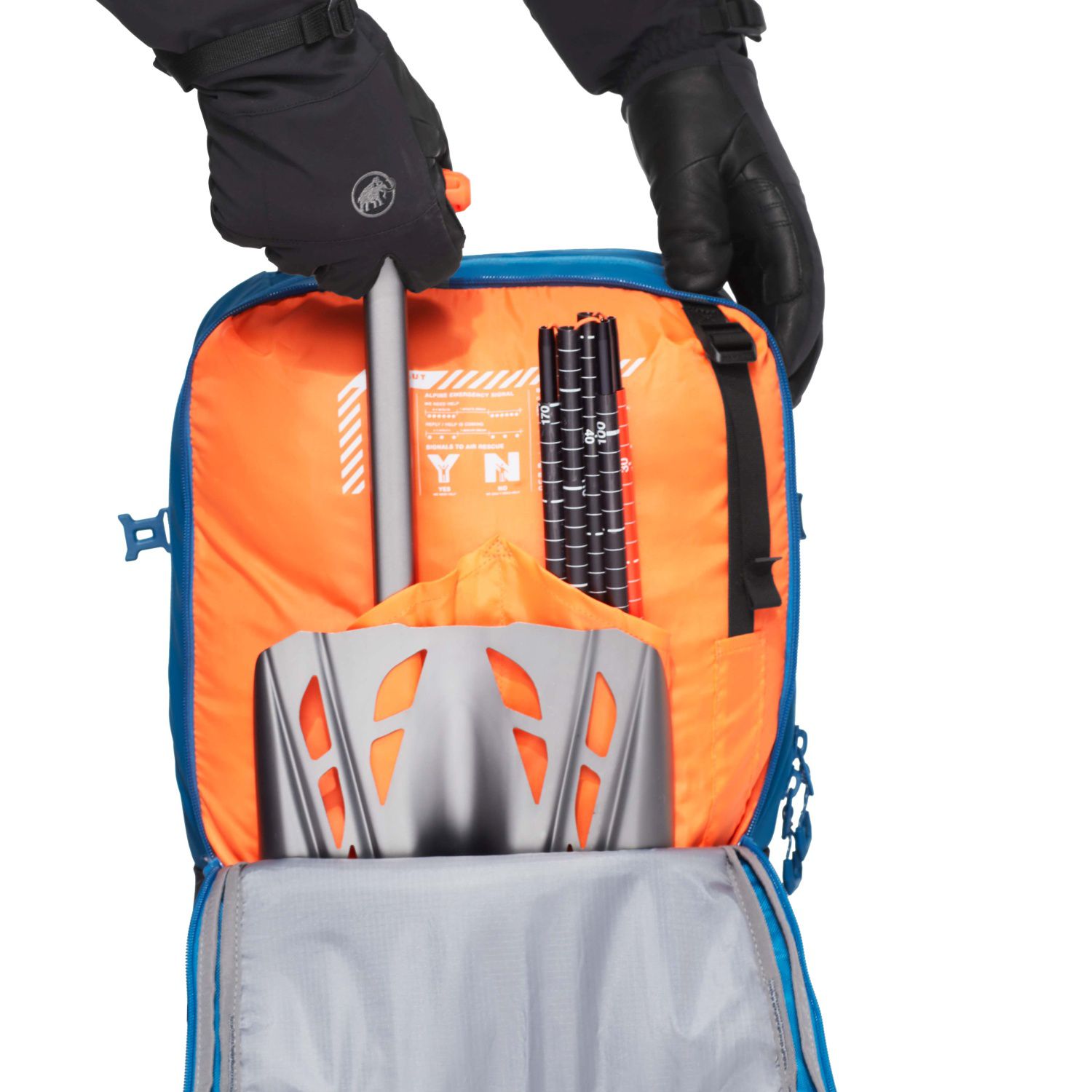 Mochila de Ski Nirvana 35 L Mammut Azul-4