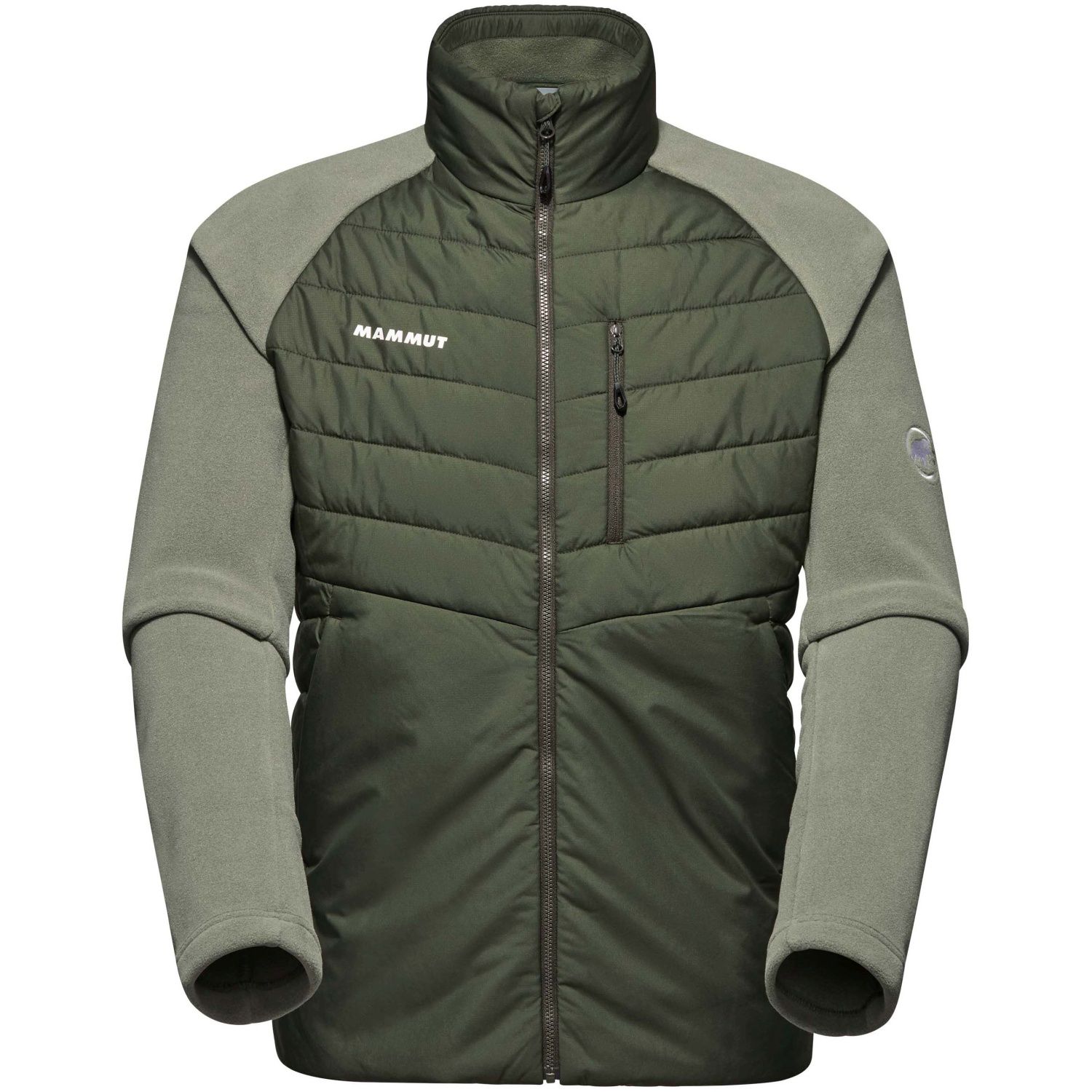 Casaco de Montanha Innominata Hybrid Mammut Caqui-4