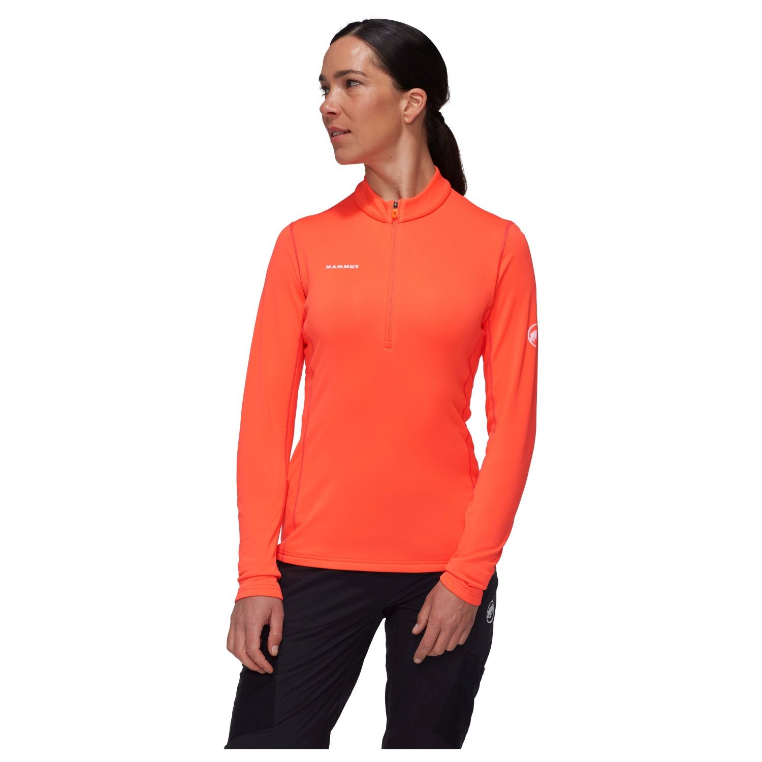Camisola de Montanha Aenergy Half Zip Mammut Laranja-3