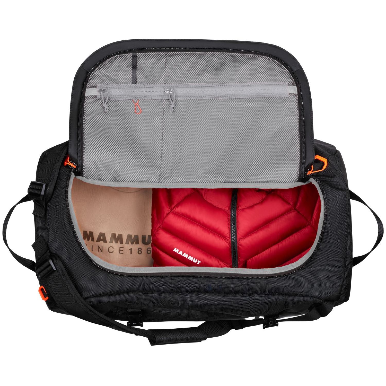 Saco de Viagem Cargon 110 L Mammut Preto-3