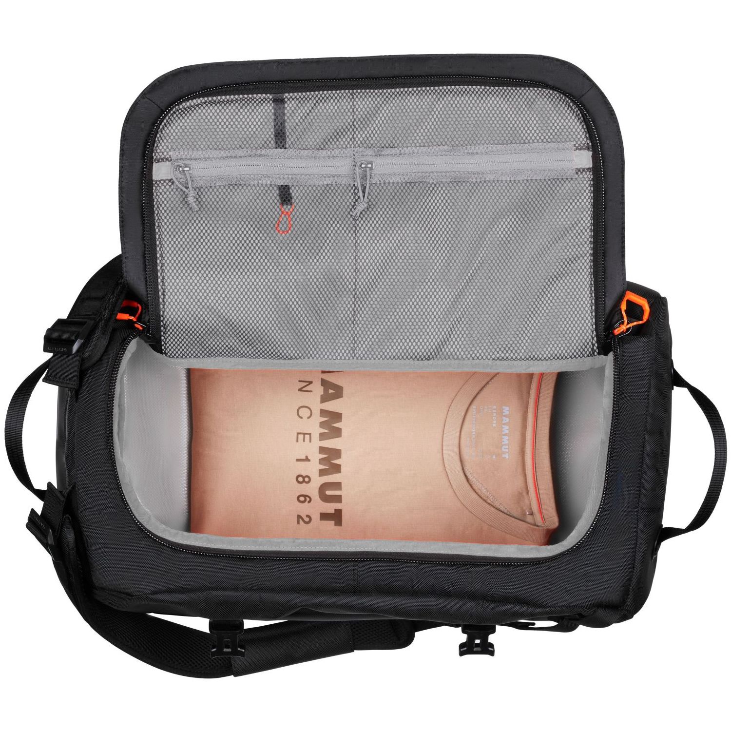 Saco de Viagem Cargon 60 L Mammut Preto-3