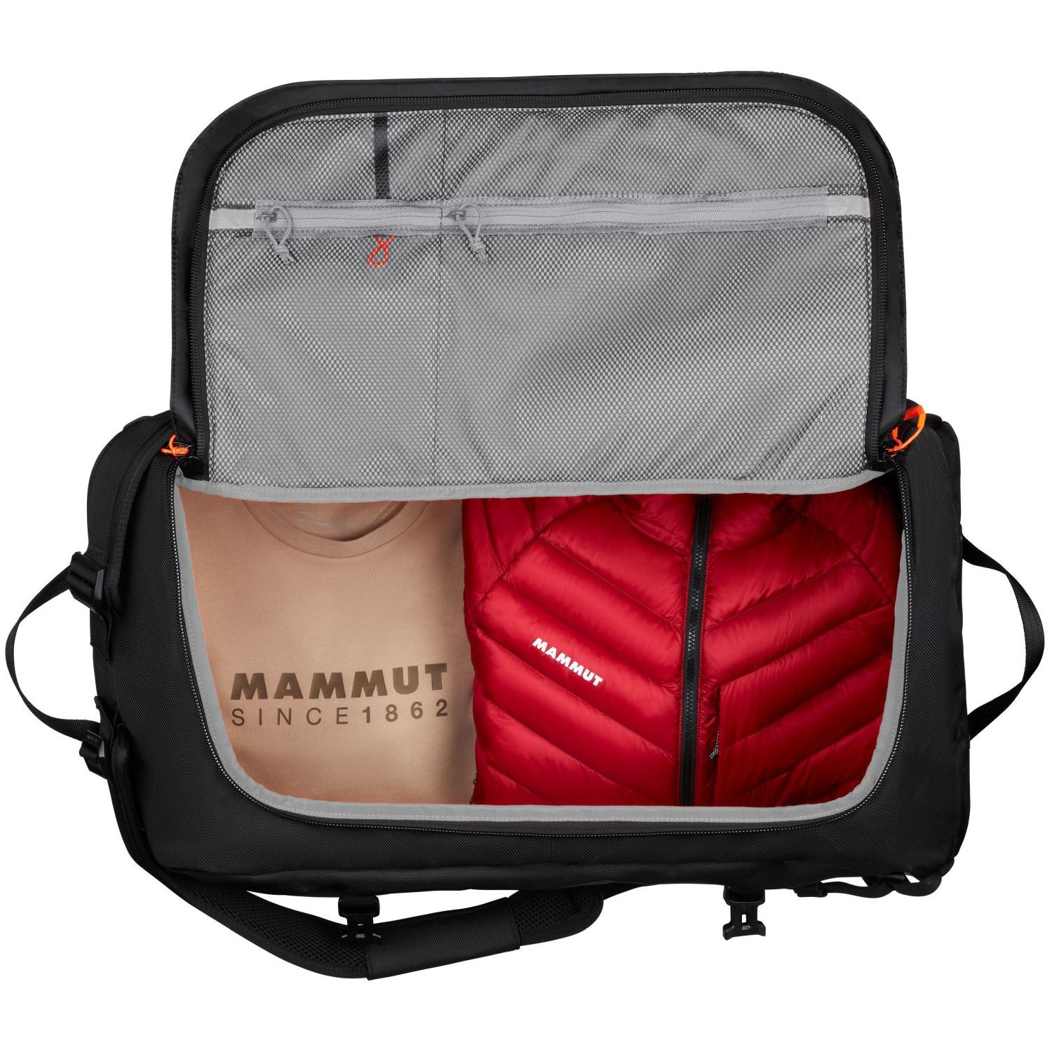Saco de Viagem Cargon 90 L Mammut Preto-3