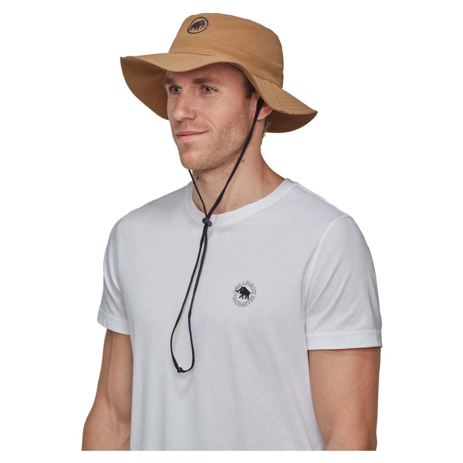 Chapéu Impermeável de Montanha Runbold Mammut Castanho-2