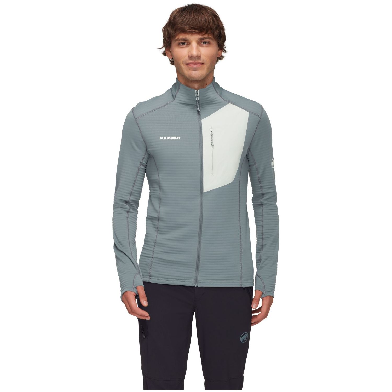 Forro Polar de Montanha Taiss Light Mammut Cinzento-1