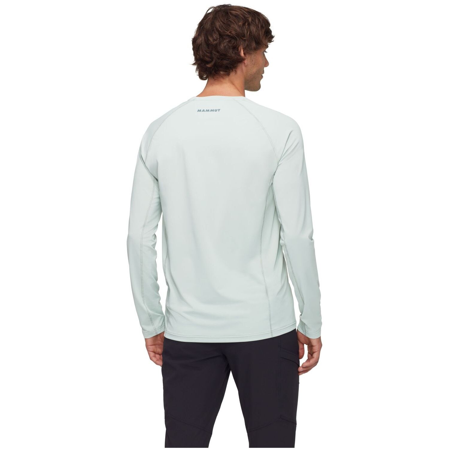 T-shirt de Montanha Selun Fl Logo Mammut Cinzento-claro-3