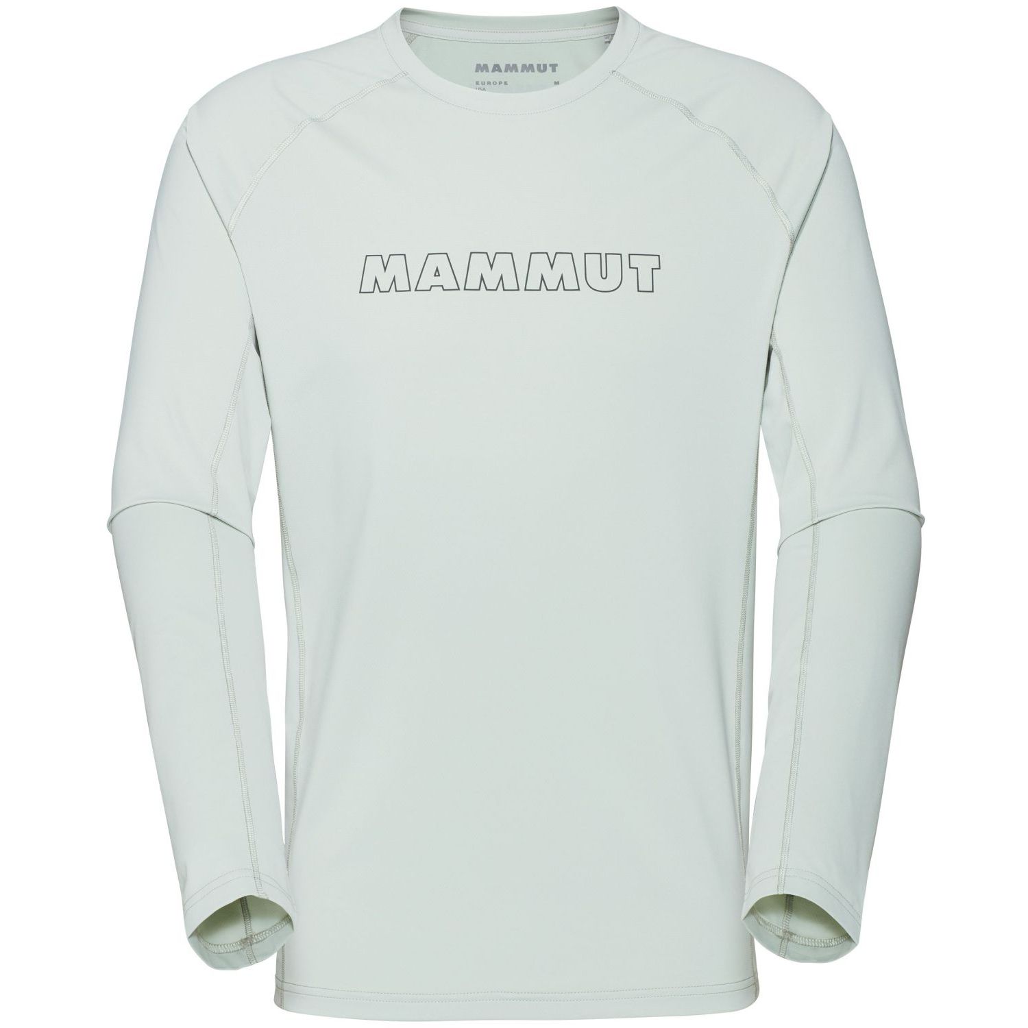 T-shirt de Montanha Selun Fl Logo Mammut Cinzento-claro-5