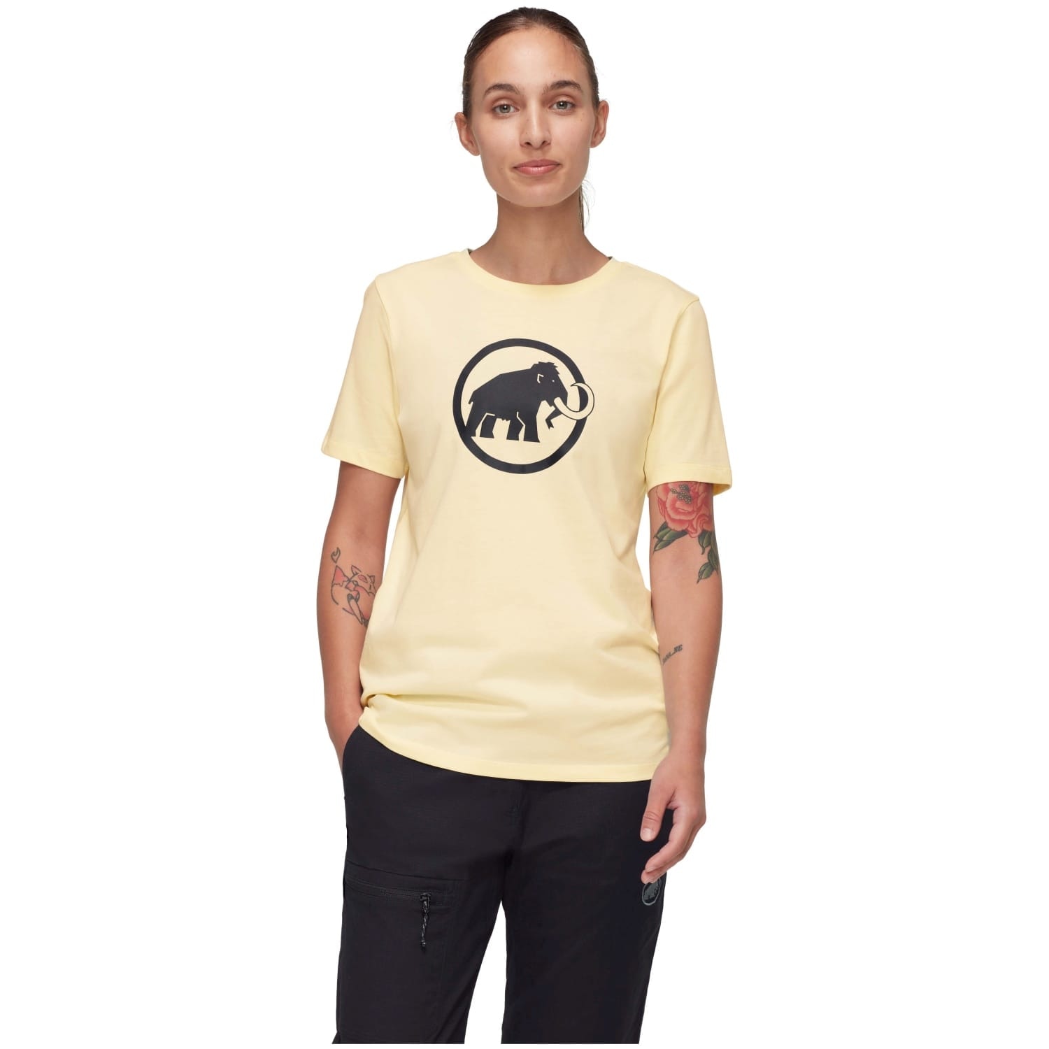T-shirt Core Classic Mammut Amarelo-limão-3