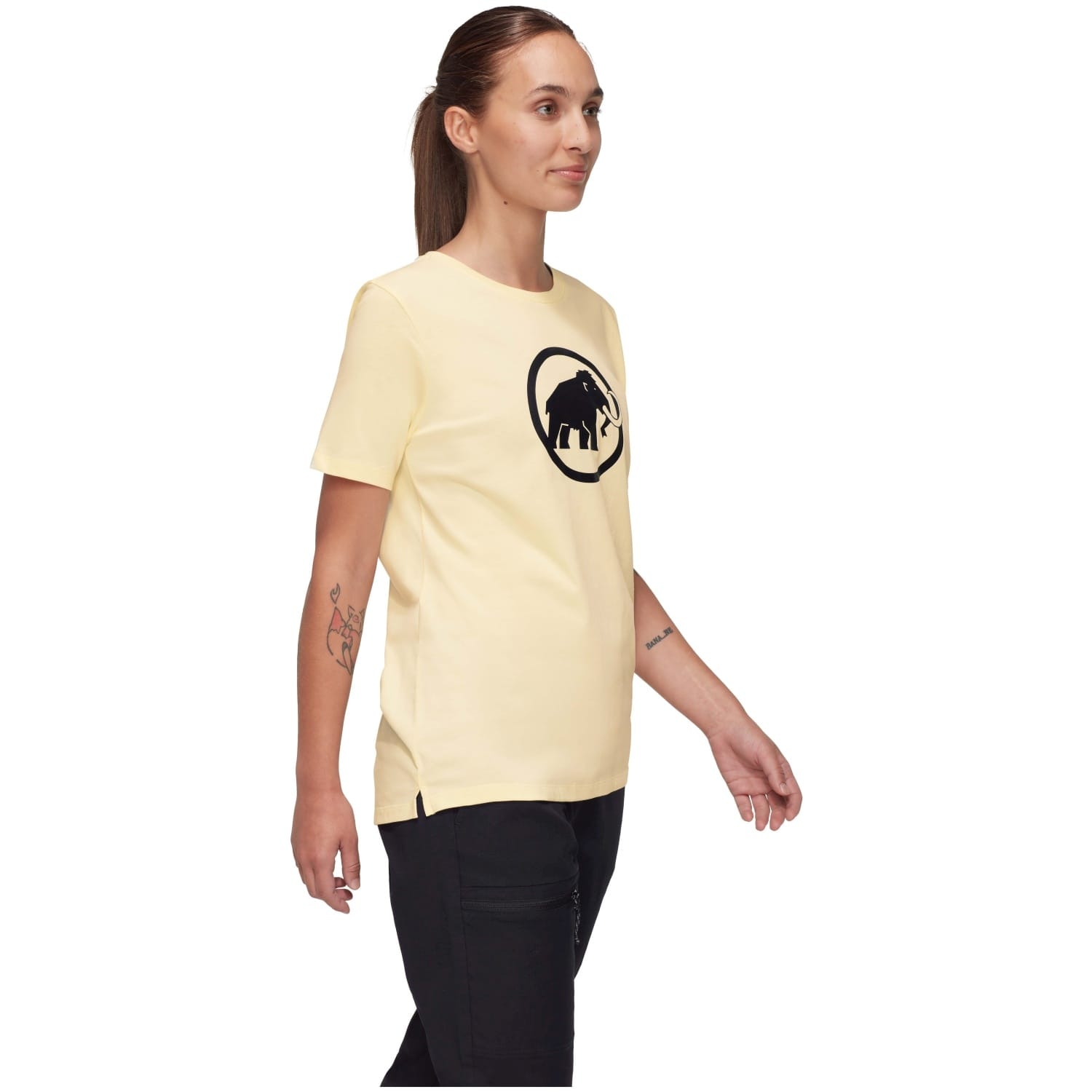 T-shirt Core Classic Mammut Amarelo-limão-4