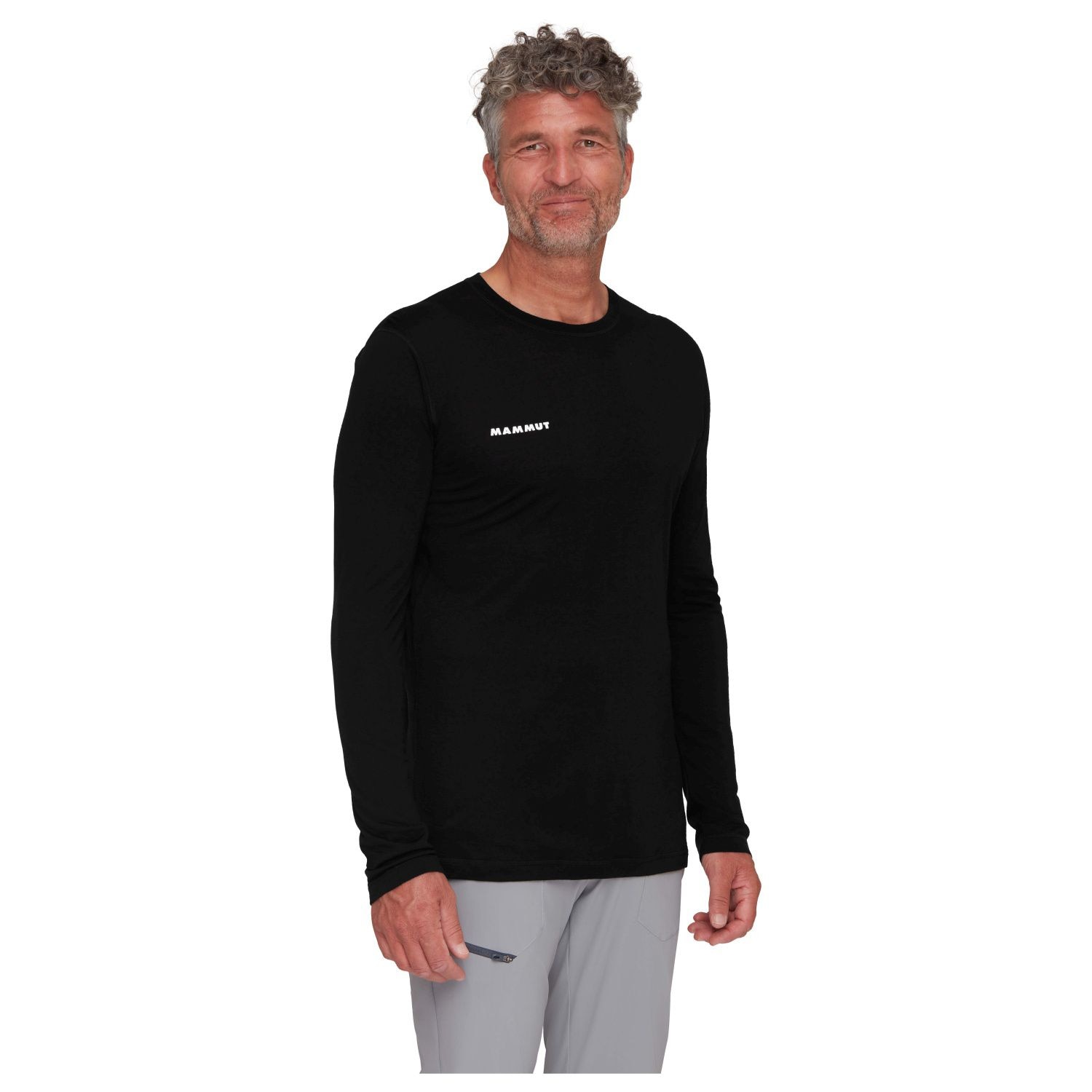 T-shirt de Montanha Tree Wool Fl Mammut Preto-3