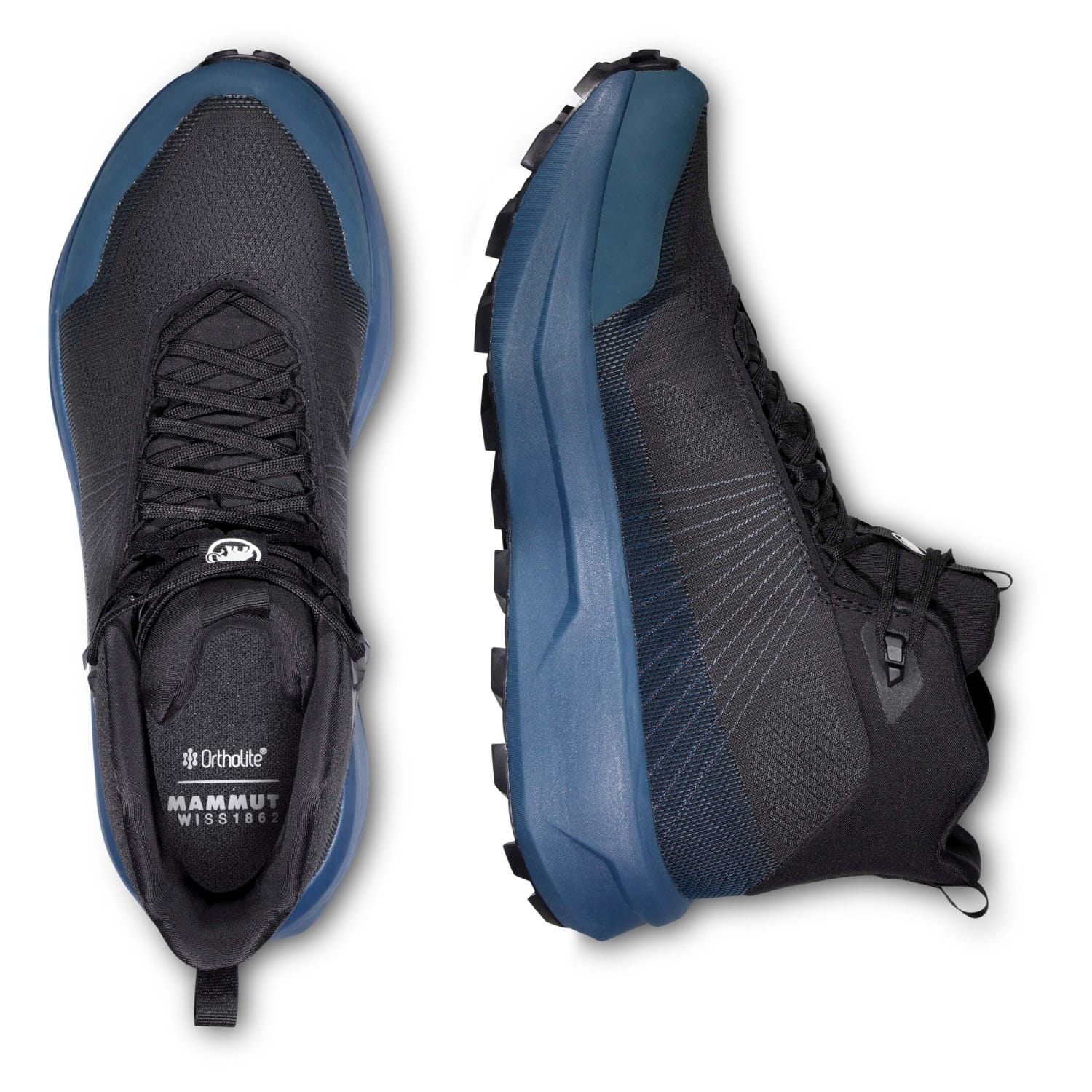 Botas de Montanha Aenergy Mtn Mid Gore-tex Mammut Preto / Azul-6
