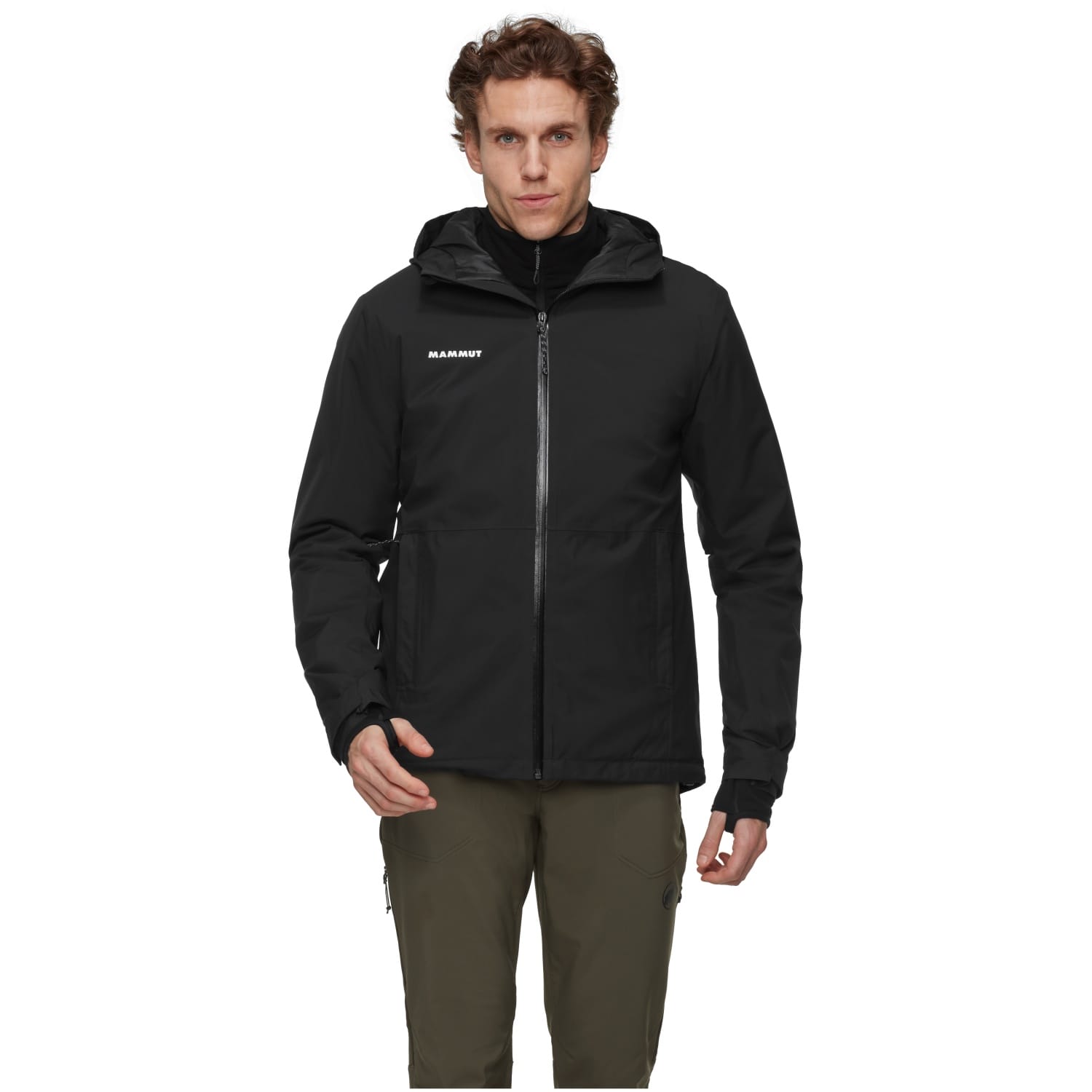 Casaco de Montanha Linard Hs Thermo Impermeável Mammut Preto-1