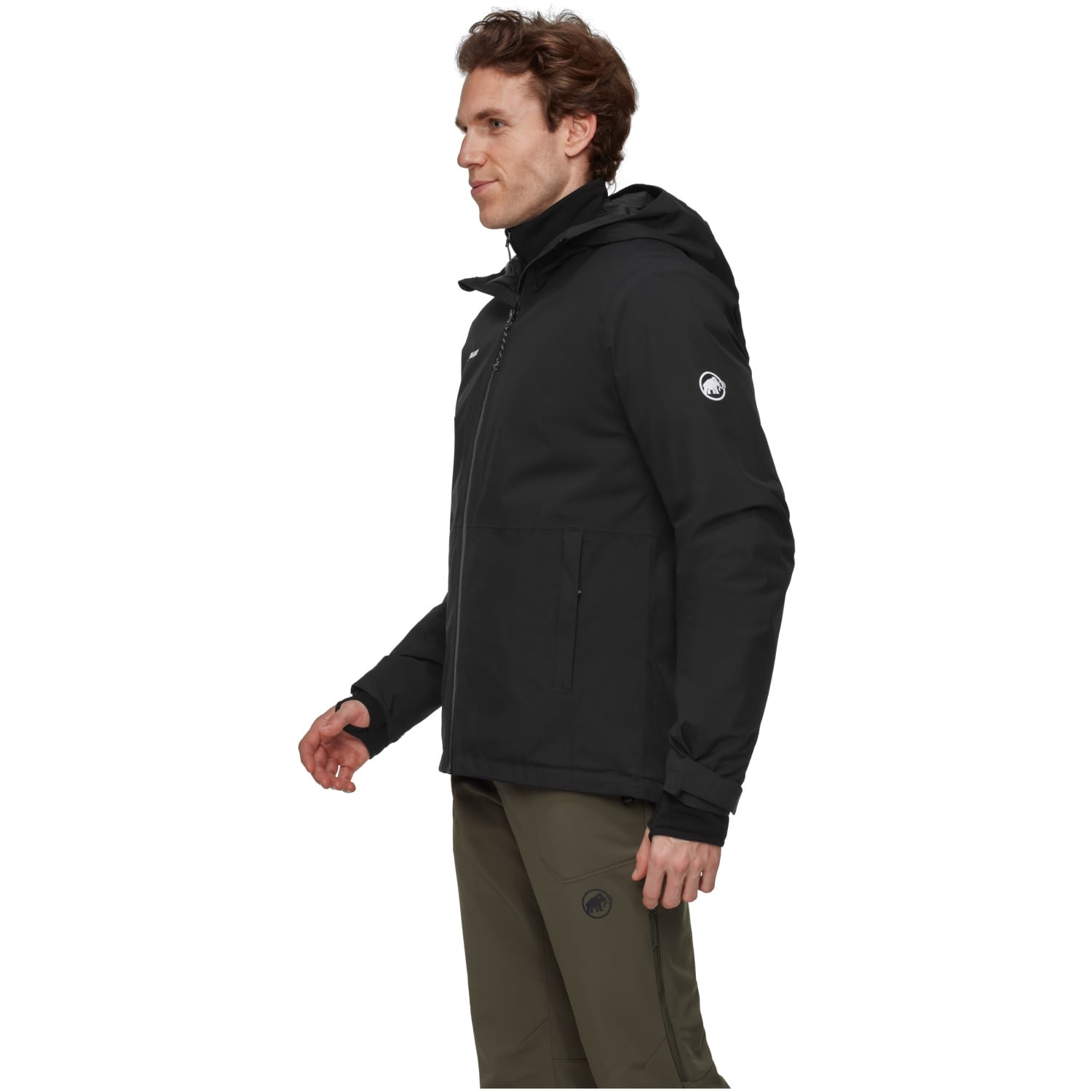 Casaco de Montanha Linard Hs Thermo Impermeável Mammut Preto-2