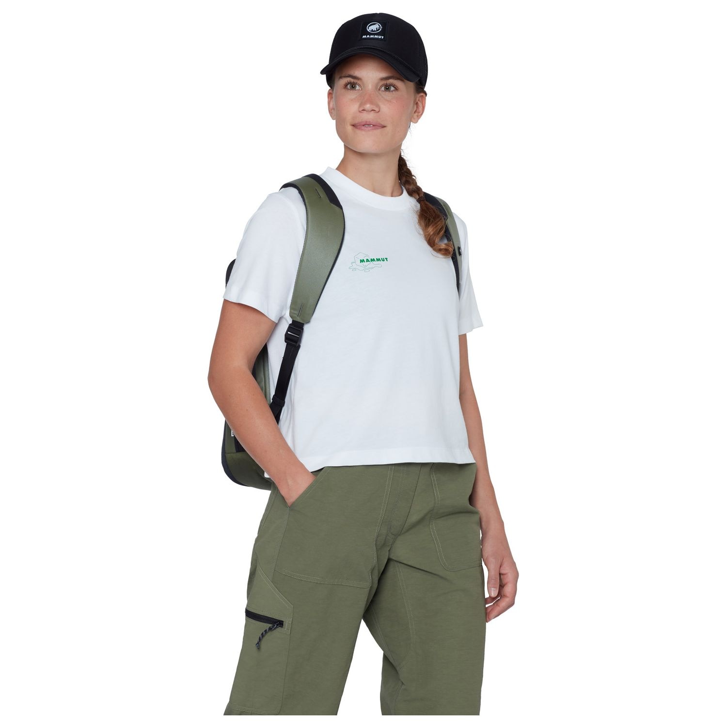 Mochila Urbana Seon Transporter 15 L Mammut Verde-7