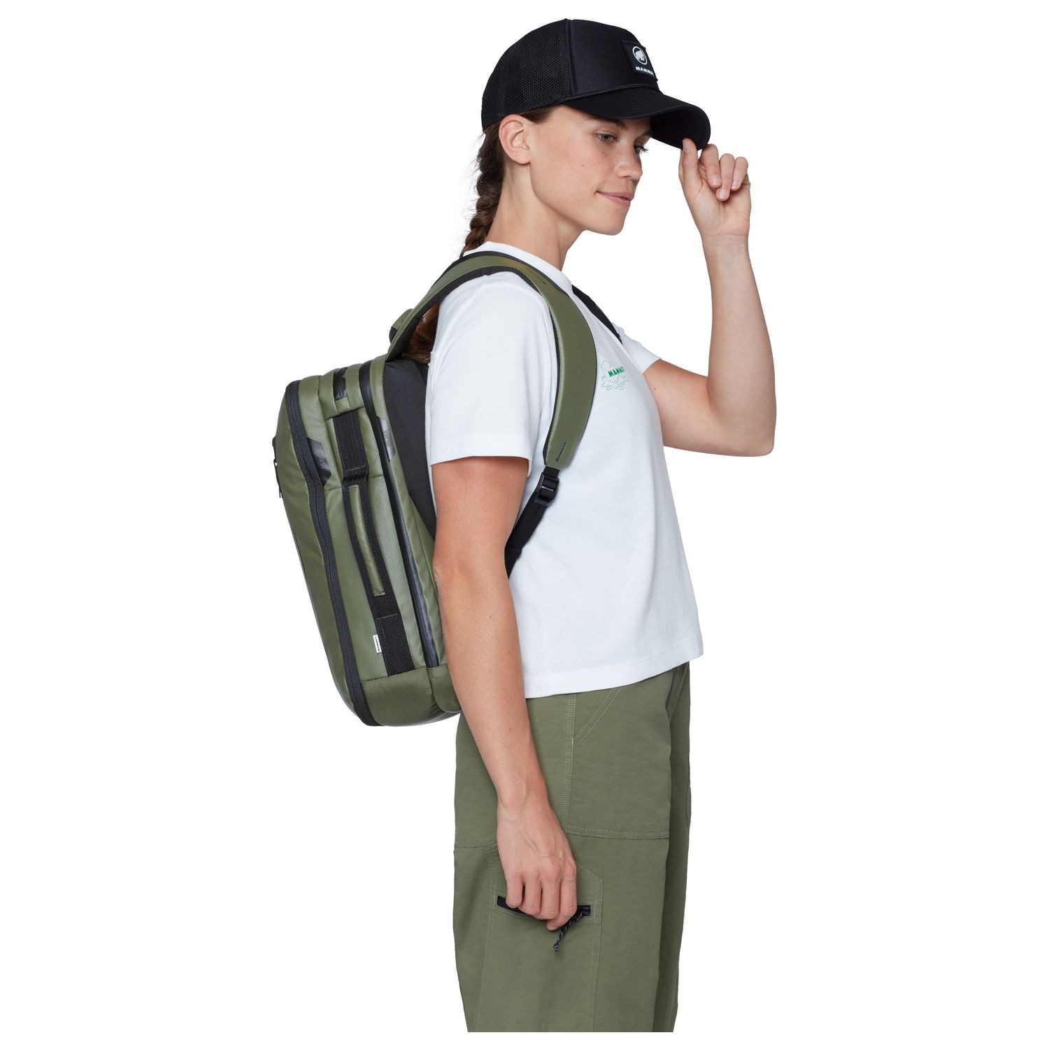 Mochila Urbana Seon Transporter 15 L Mammut Verde-8