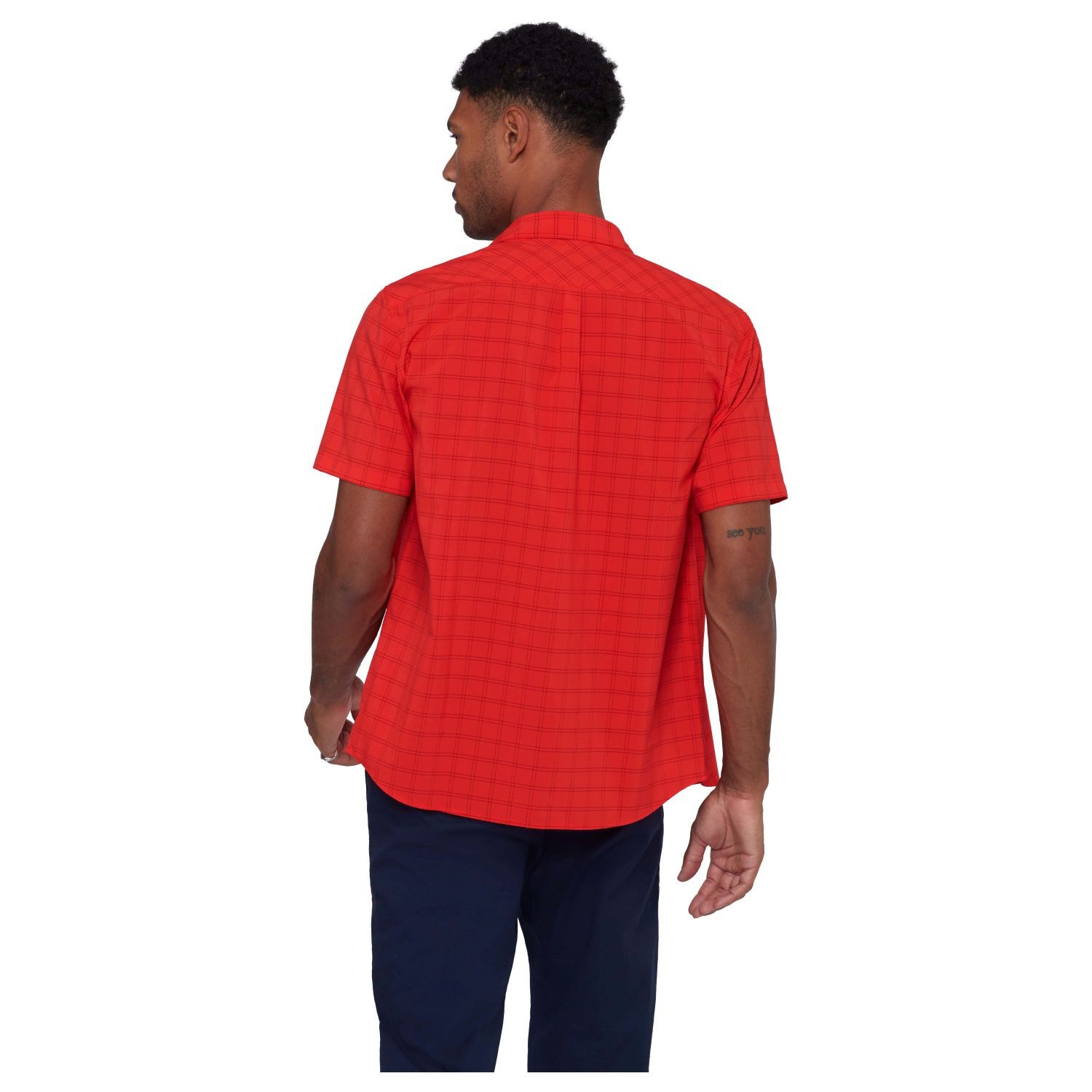 Camisa de Montanha Lenni Mammut Vermelho-2