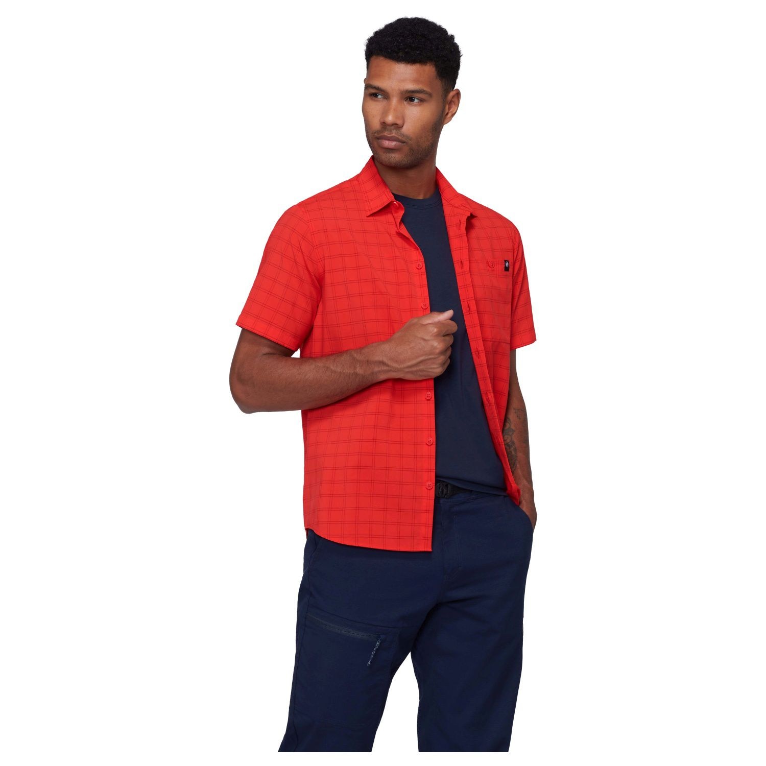 Camisa de Montanha Lenni Mammut Vermelho-3