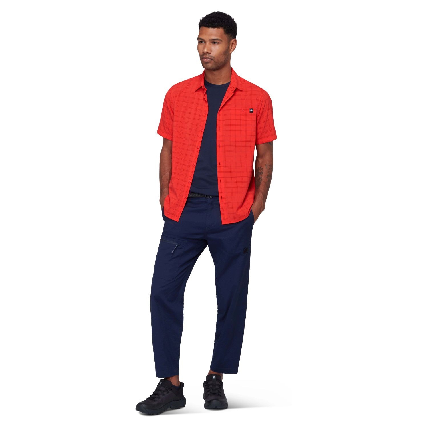Camisa de Montanha Lenni Mammut Vermelho-5