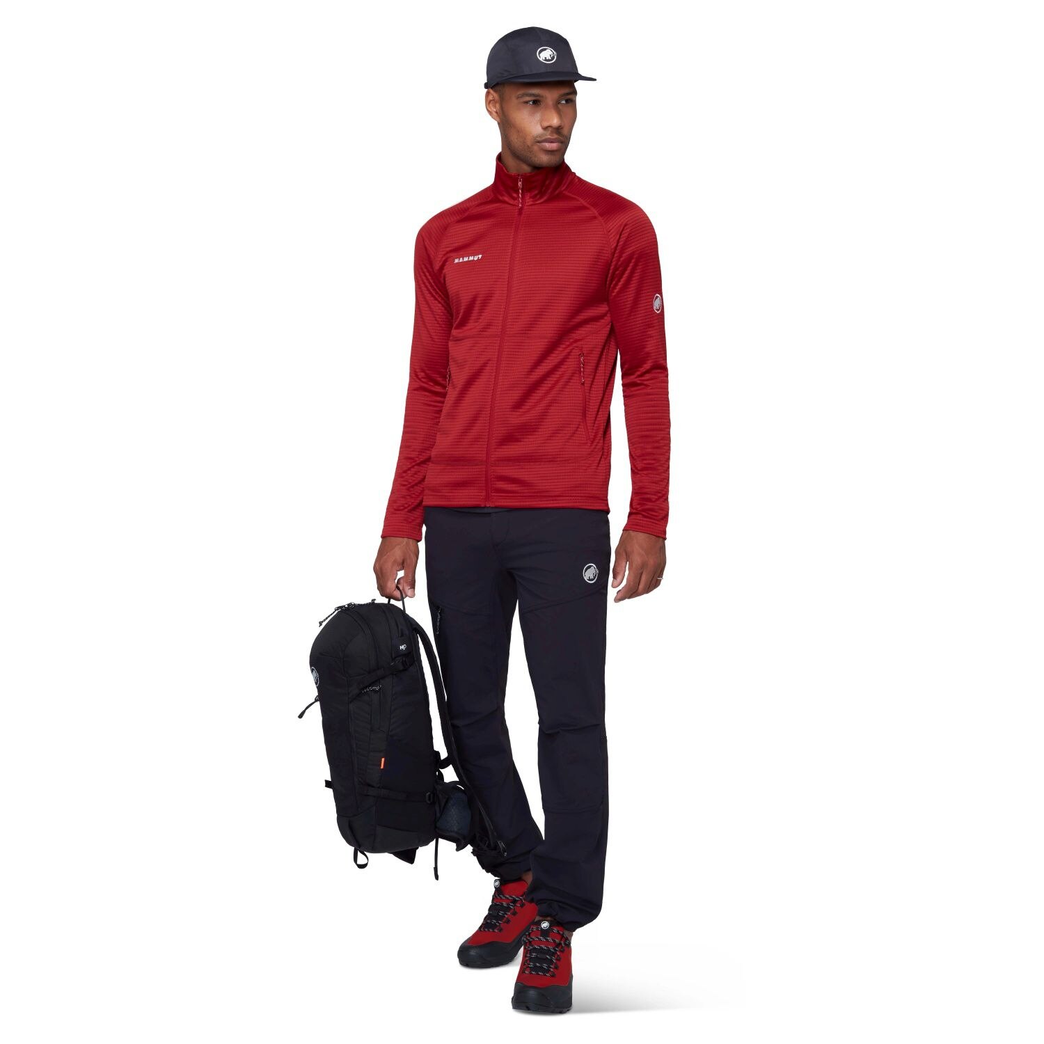 Forro Polar de Montanha Crag Mammut Vermelho-5