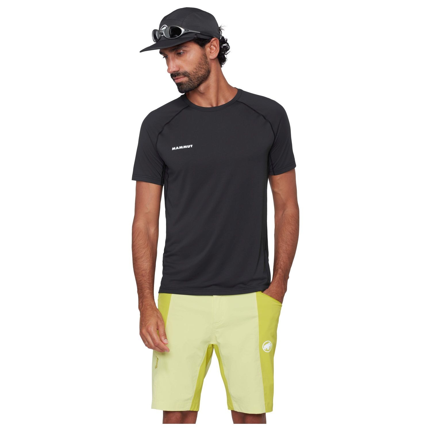 T-shirt de Montanha Ducan Mammut Preto-3