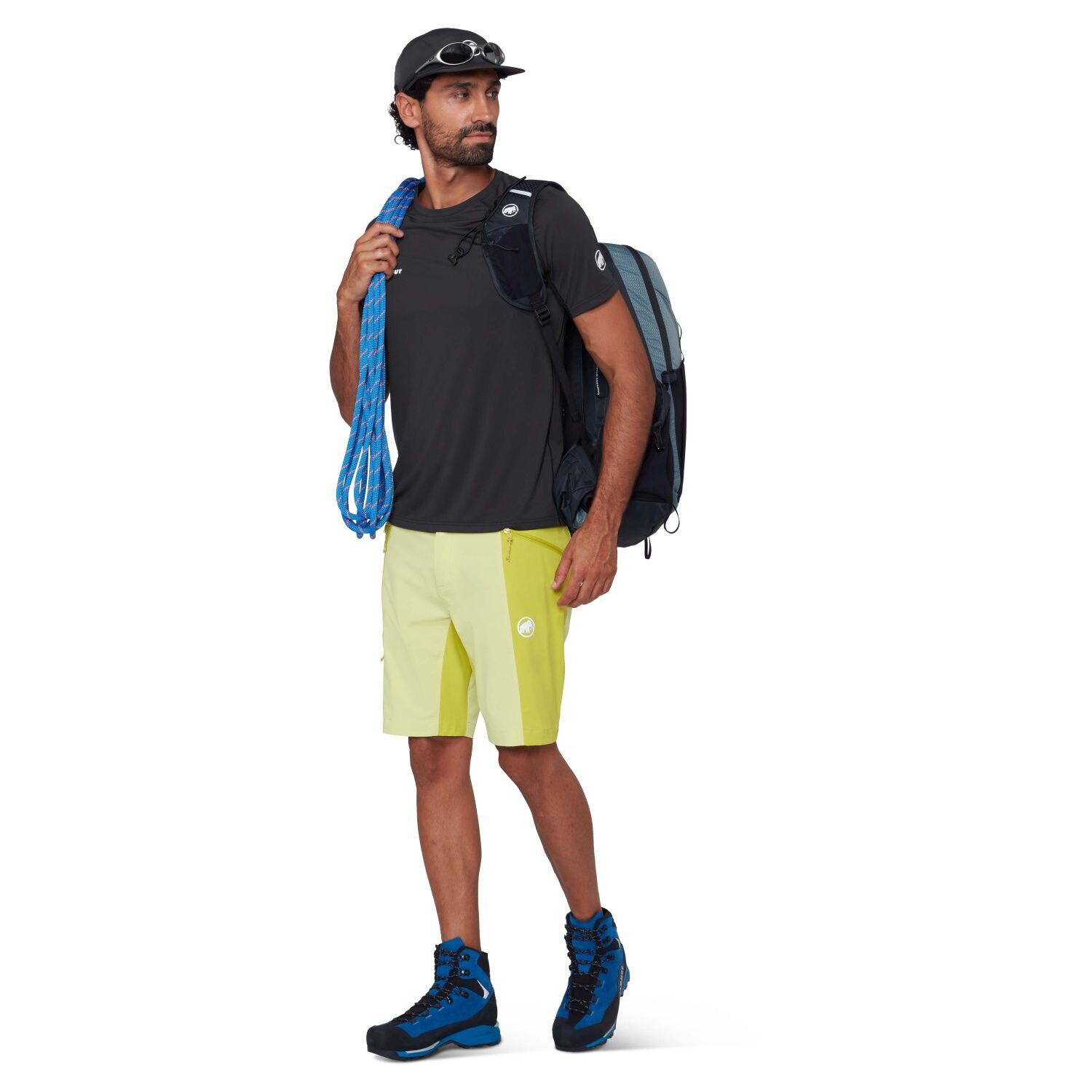 T-shirt de Montanha Ducan Mammut Preto-5