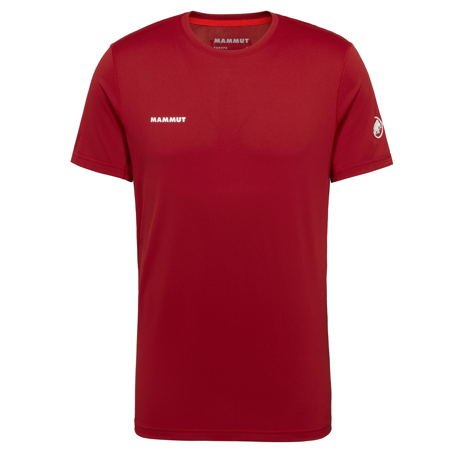 T-shirt de Montanha Selun Mammut Vermelho-2