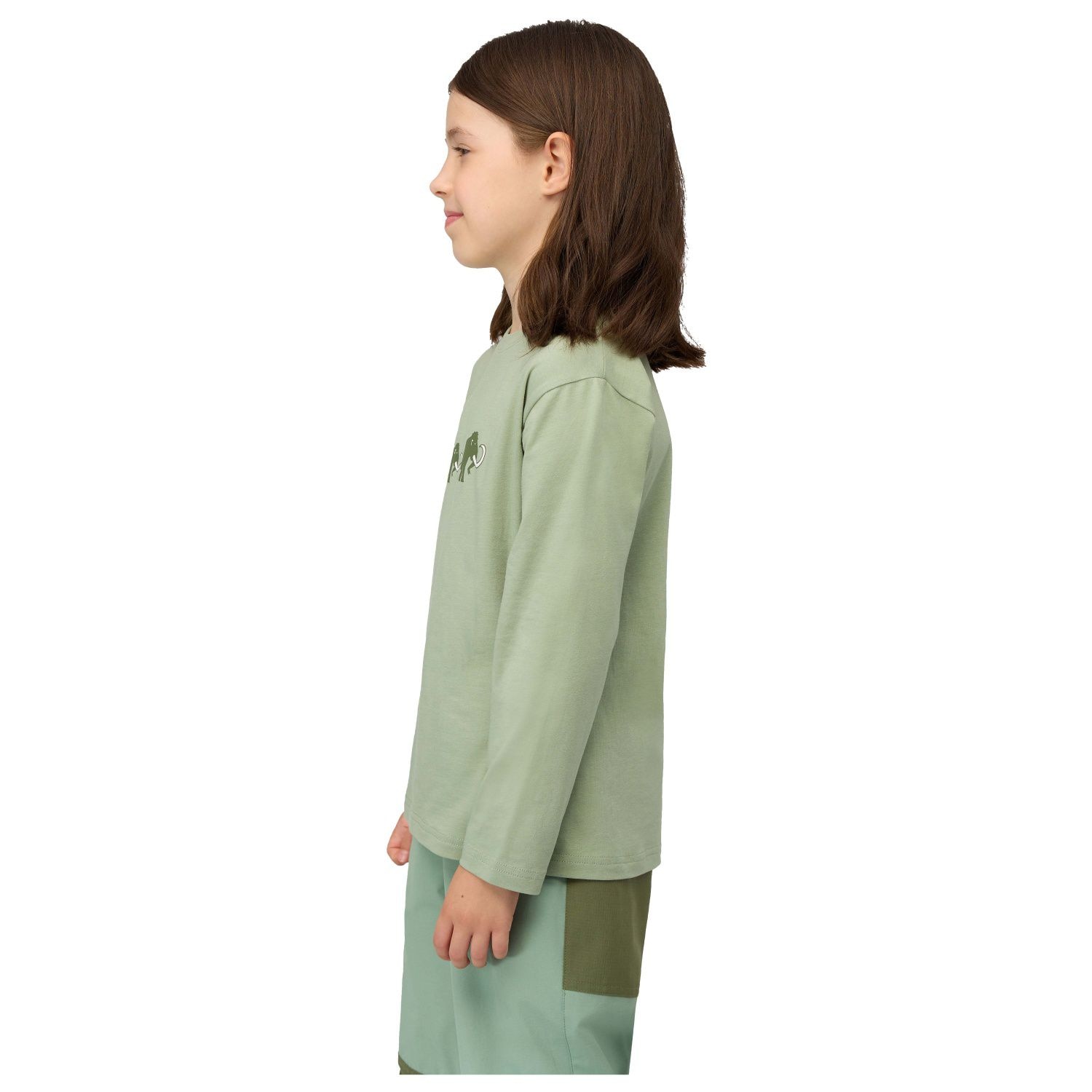 T-shirt Infantil Core Kids Logo Mammut Verde-2