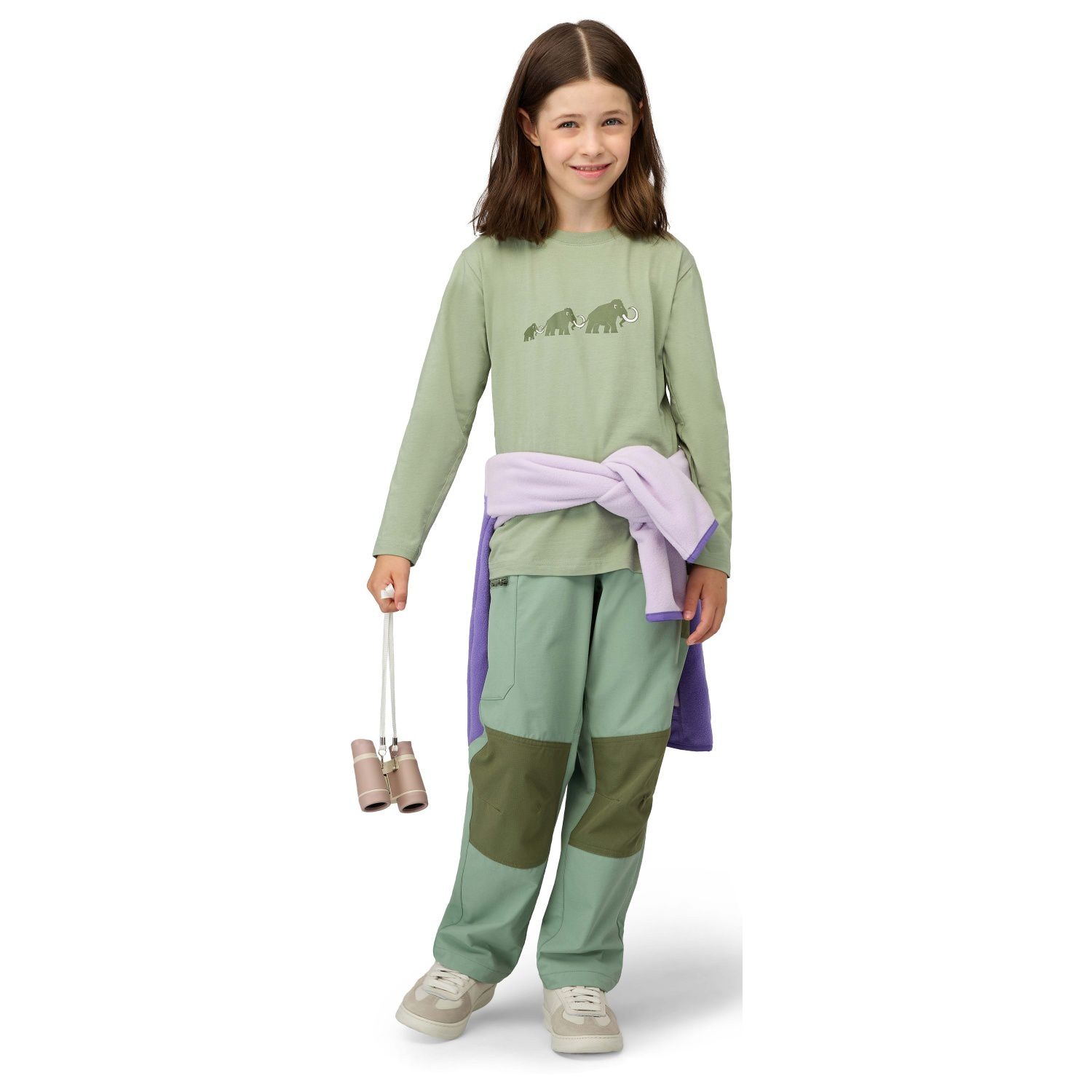 T-shirt Infantil Core Kids Logo Mammut Verde-4