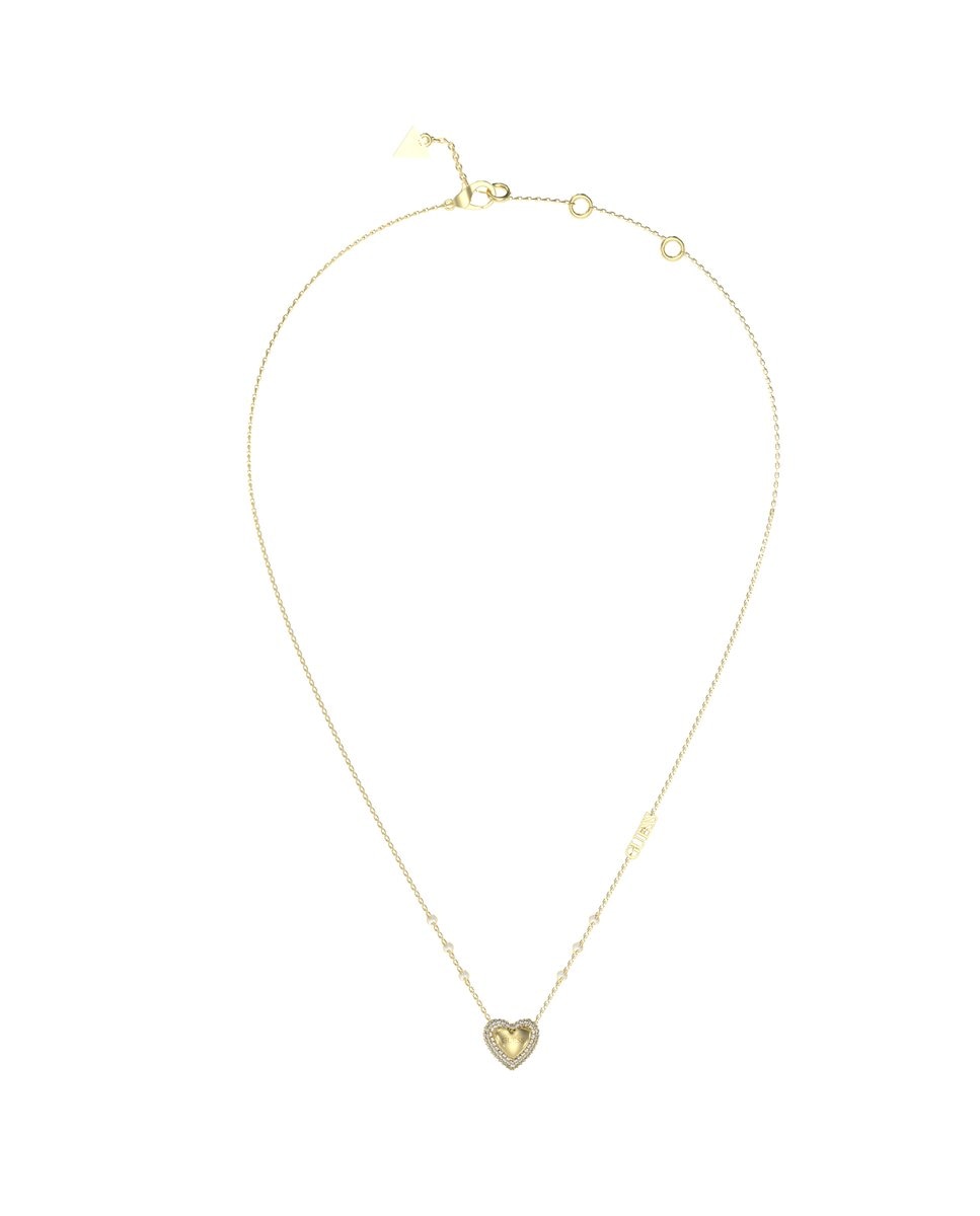Colar Beloved de Aço Dourado Ouro-1