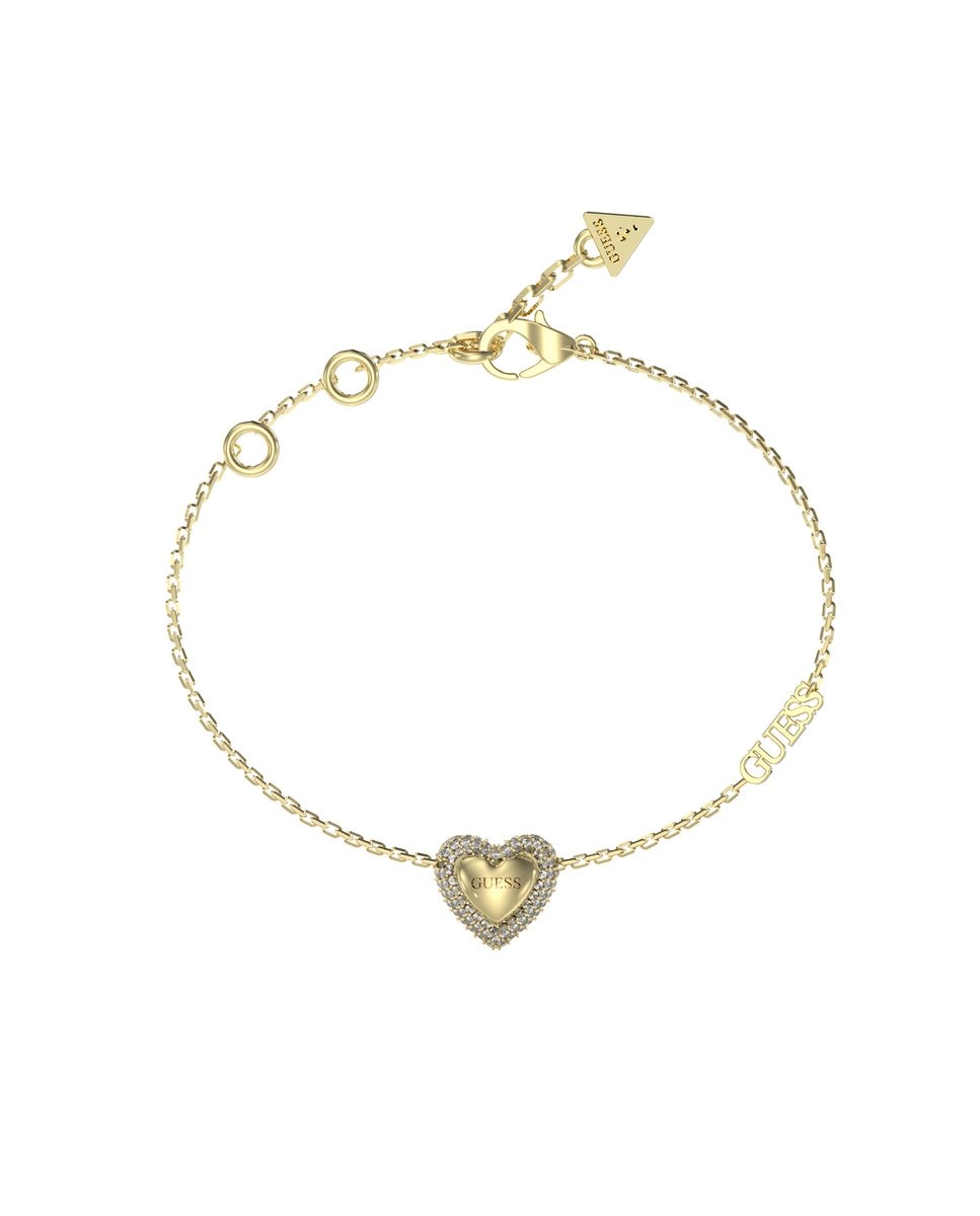 Pulseira de Corrente Beloved de Aço em Dourado Ouro-1