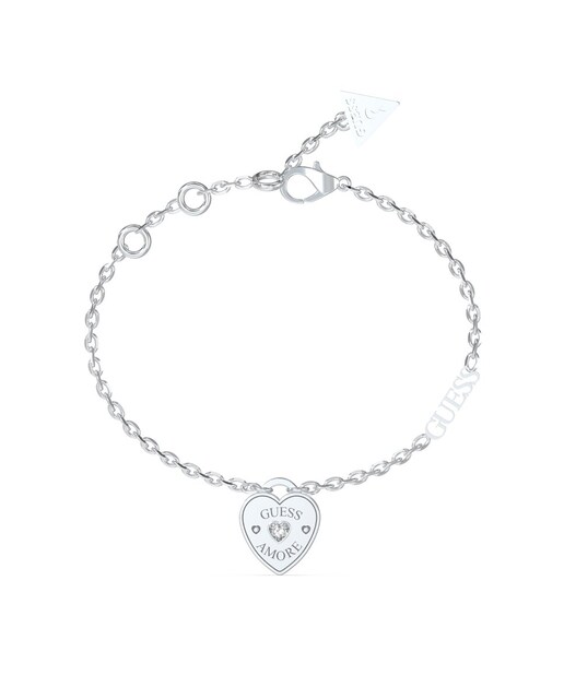 Imagem 0 de Pulseira Amore de Aço Prateada