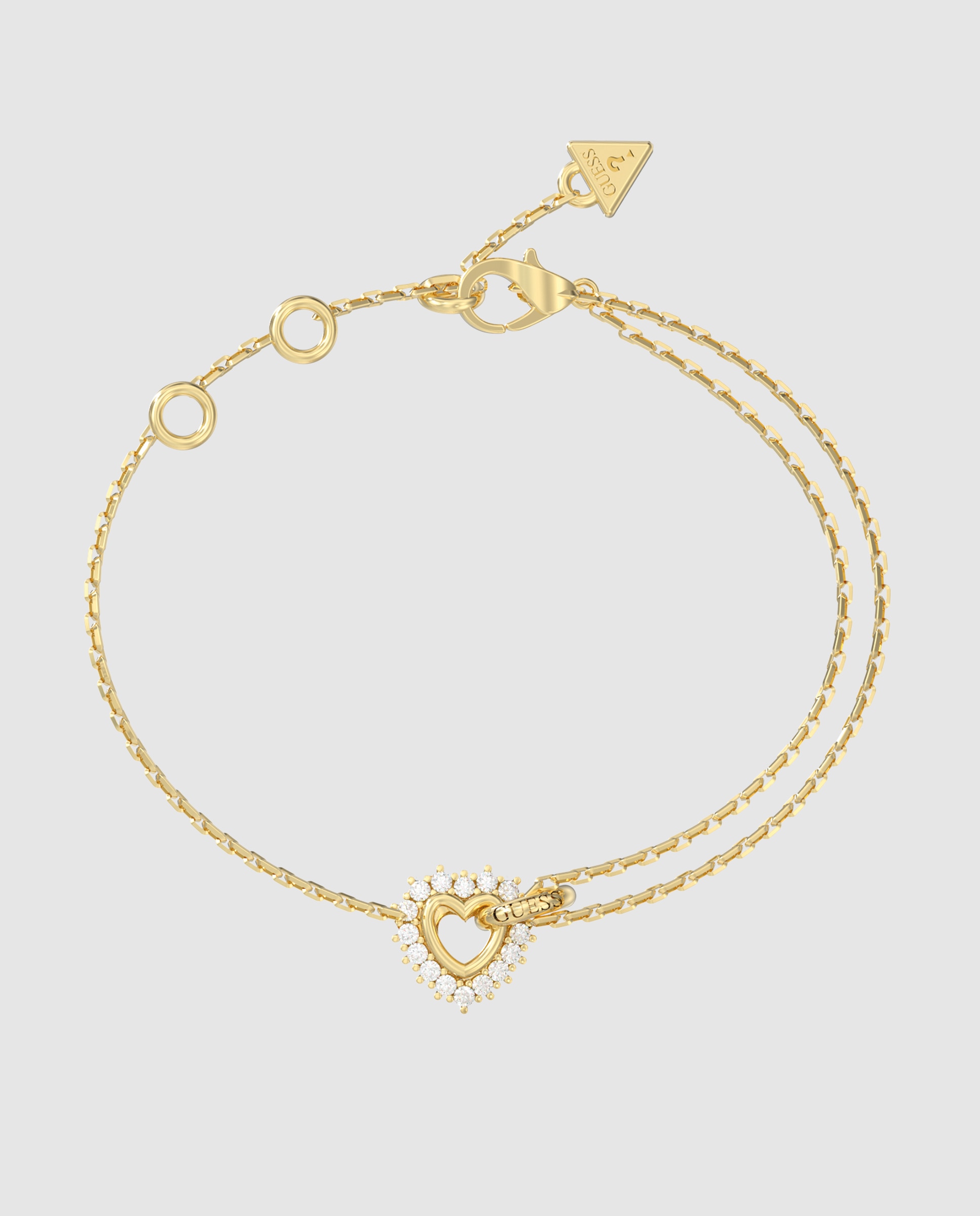 Pulseira de Corrente Iconique de Aço Dourada Ouro-1