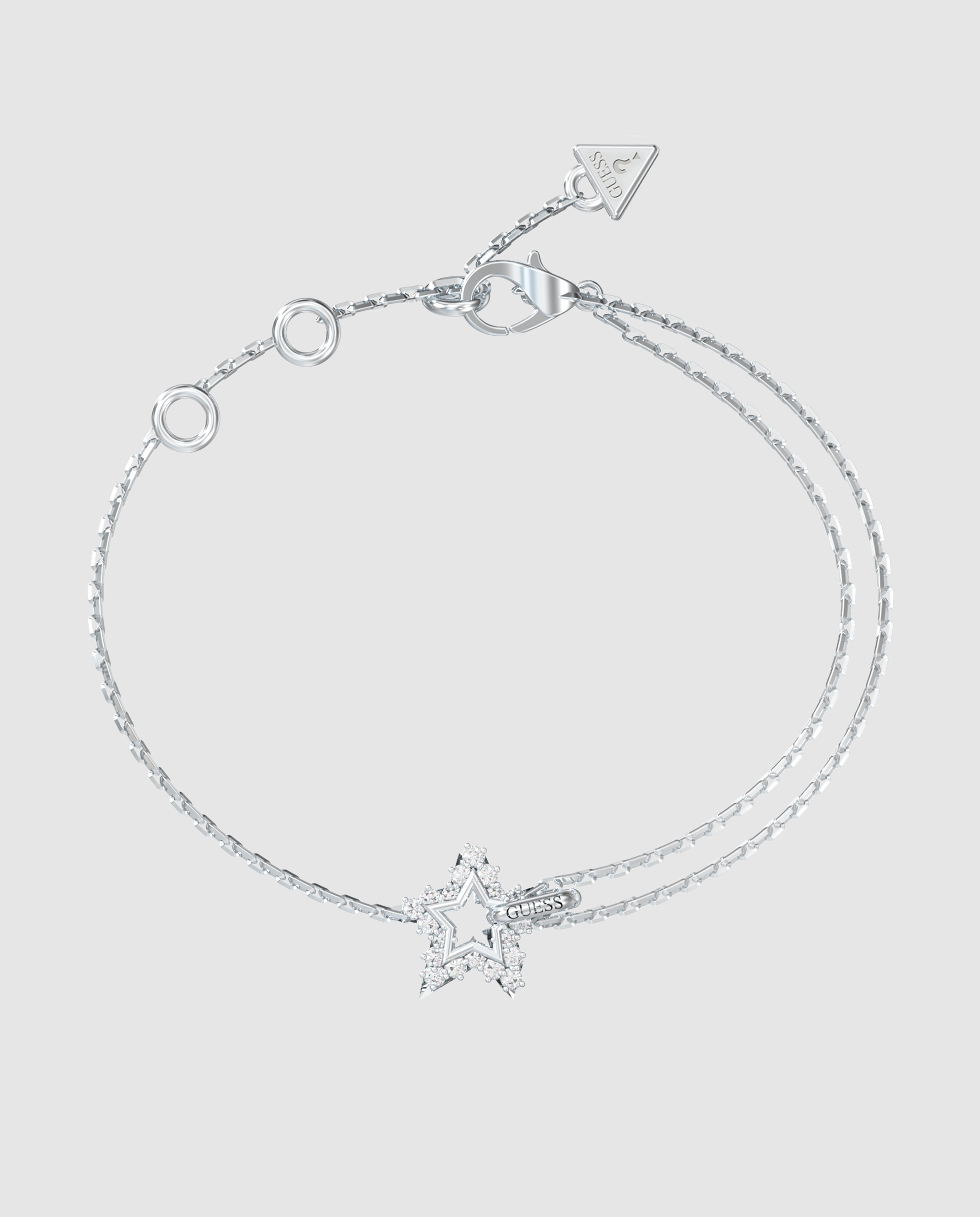 Pulseira de Corrente Iconique de Aço Prateada Prata-1