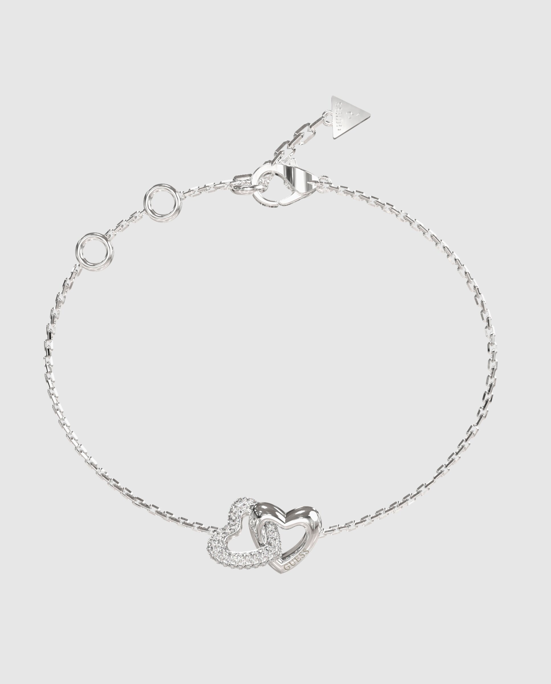 Pulseira de Corrente Beloved de Aço Prateada Prata-1