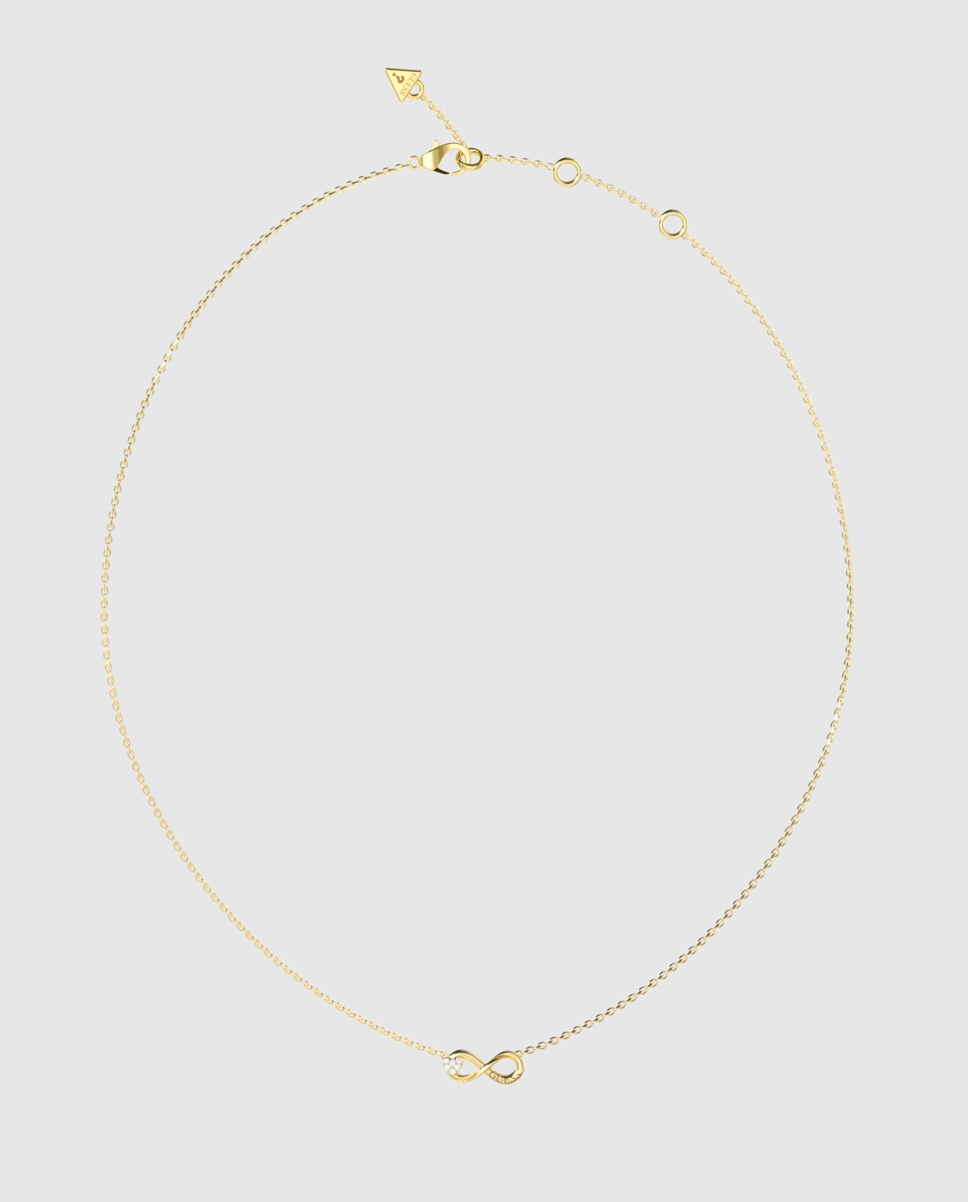 Colar Love Bites de Aço Dourado Ouro-1