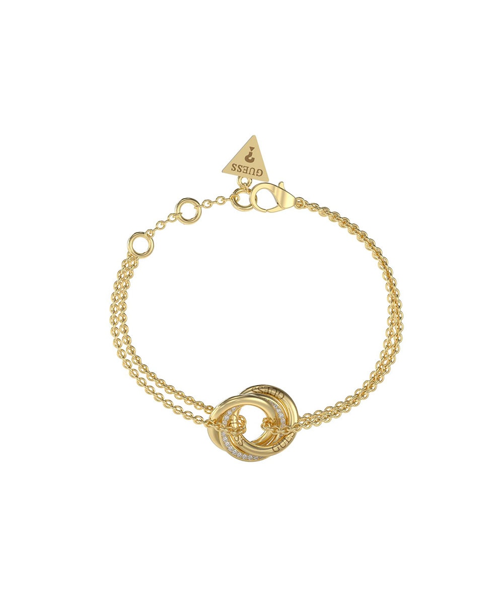 Pulseira de Corrente Perfect de Aço Dourada Ouro-1