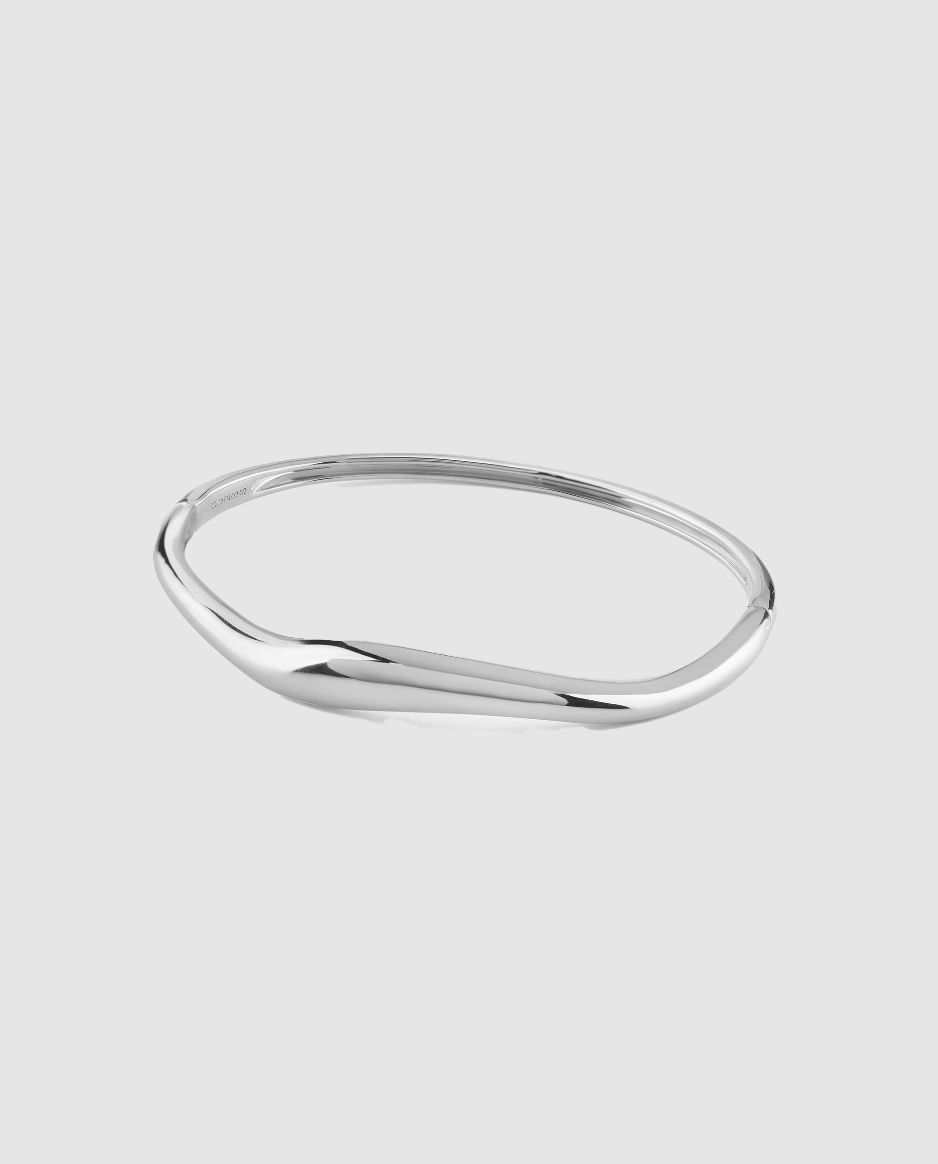Imagem 0 de Pulseira Fluid de Prata Prateada