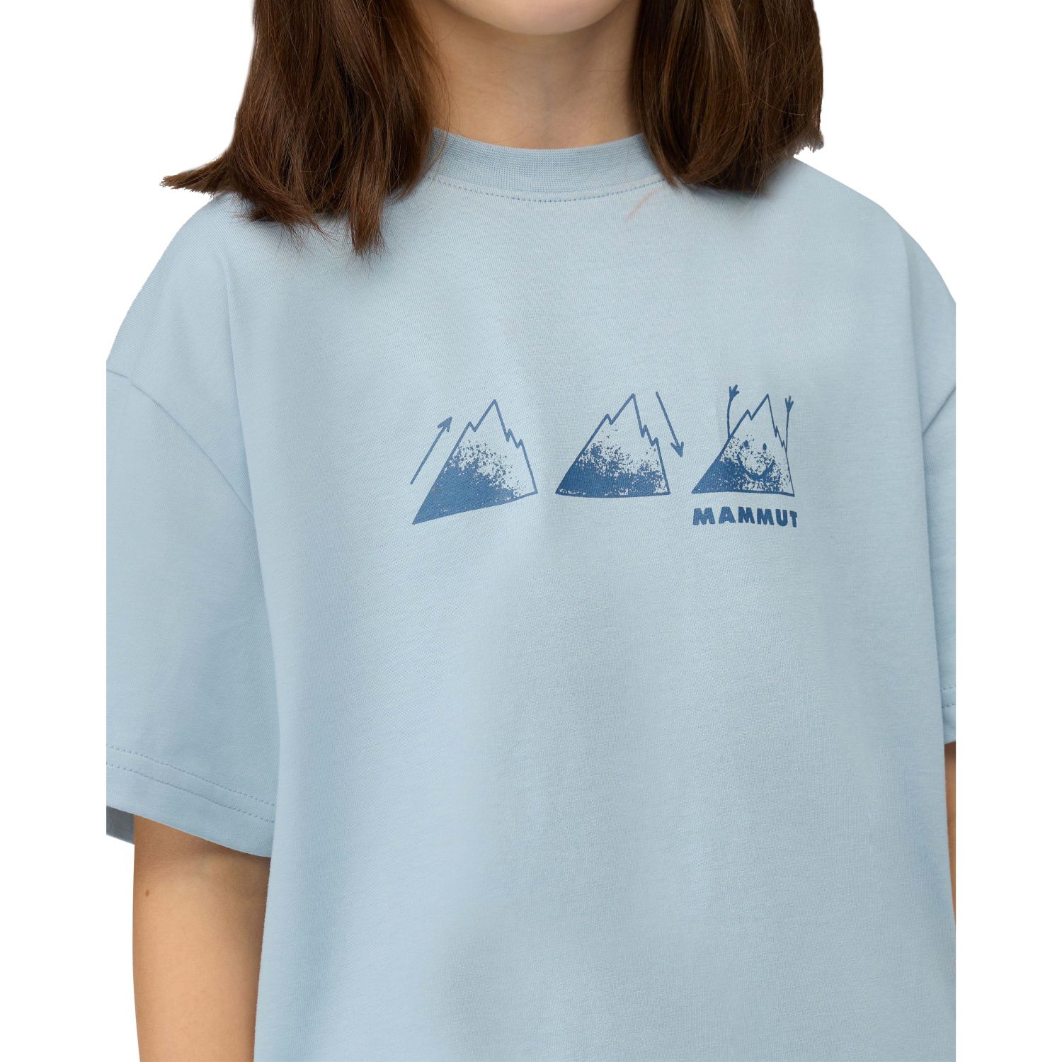 T-shirt Infantil Base Playground Kids Mammut Azul-claro-8