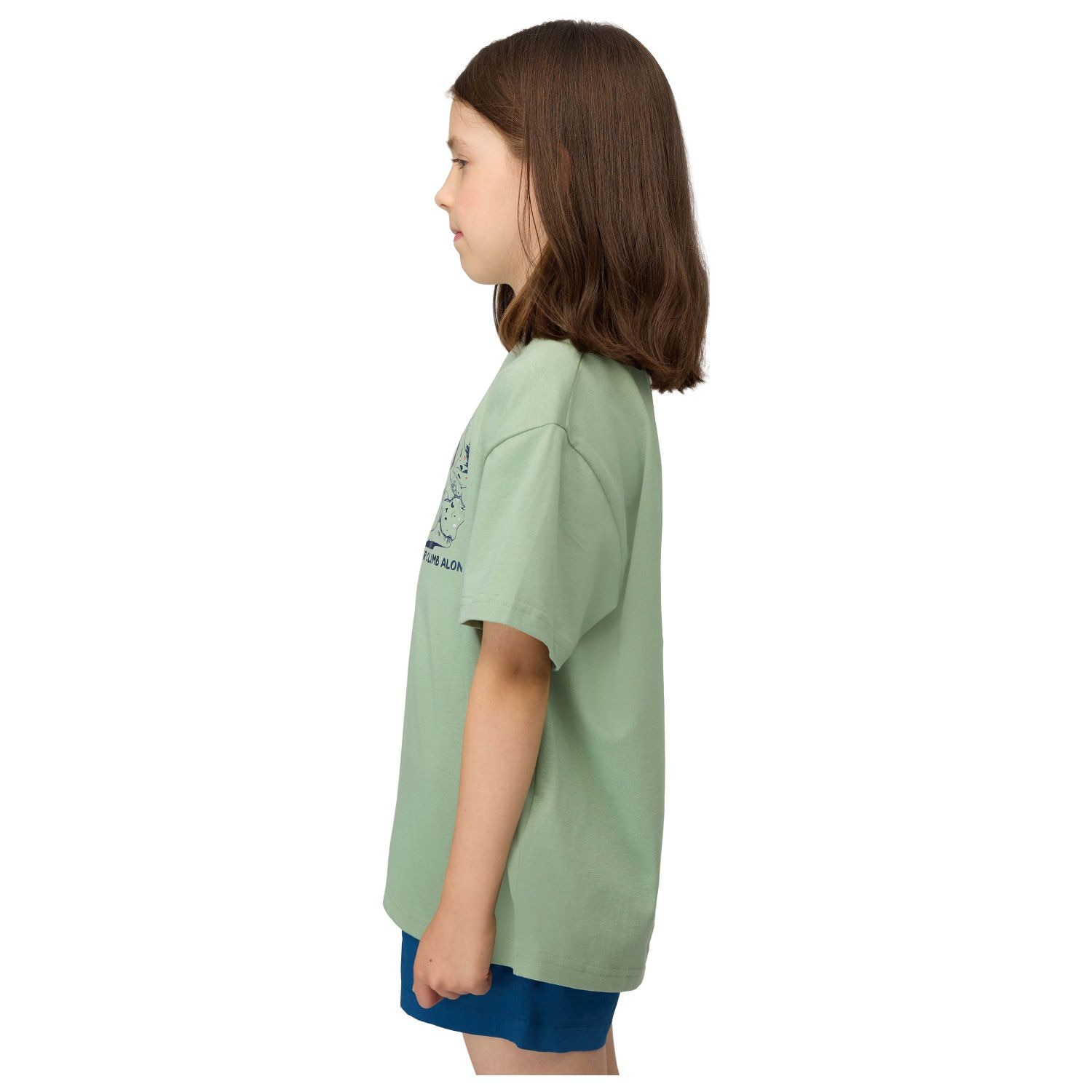 T-shirt Infantil Base Climbing Kids Mammut Verde-6