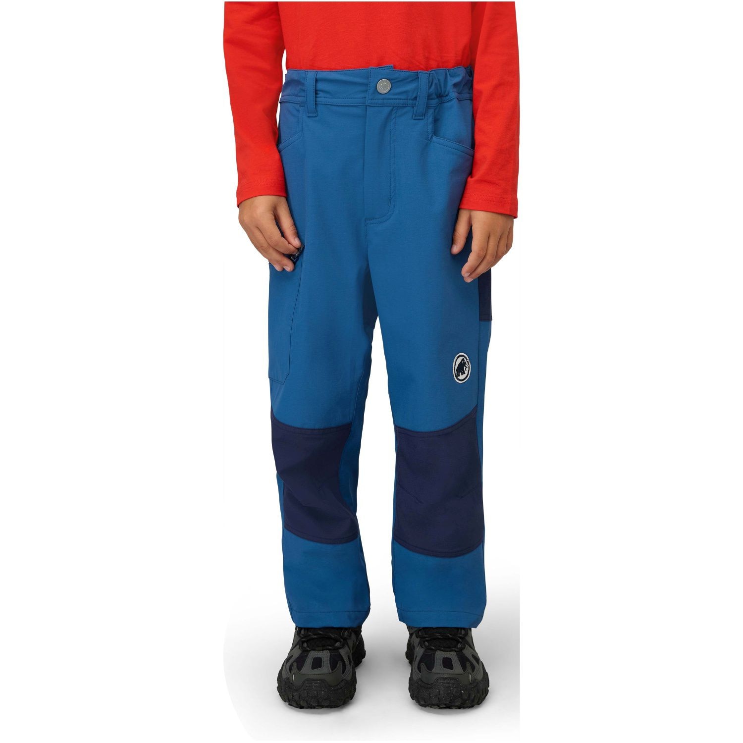 Calças de Montanha Infantil Taiss So Kids Mammut Azul-3