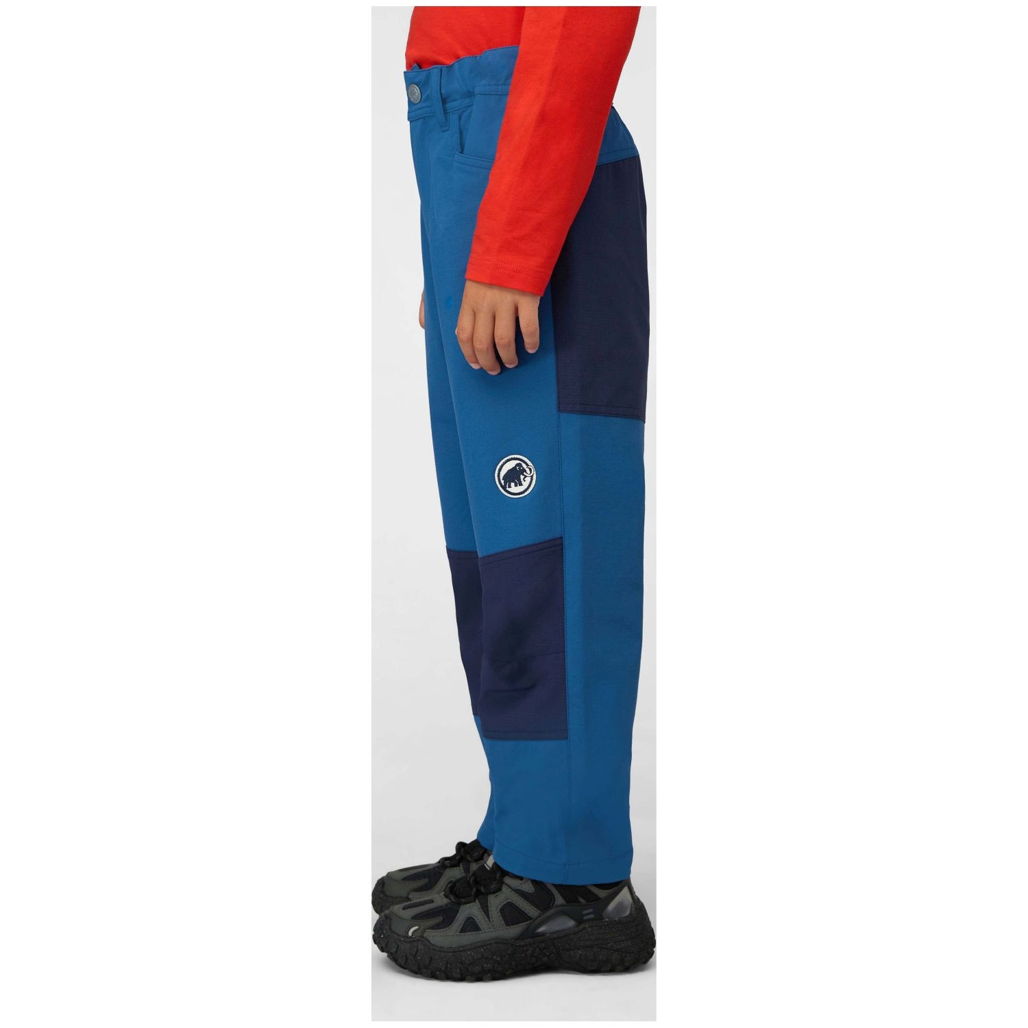 Calças de Montanha Infantil Taiss So Kids Mammut Azul-4