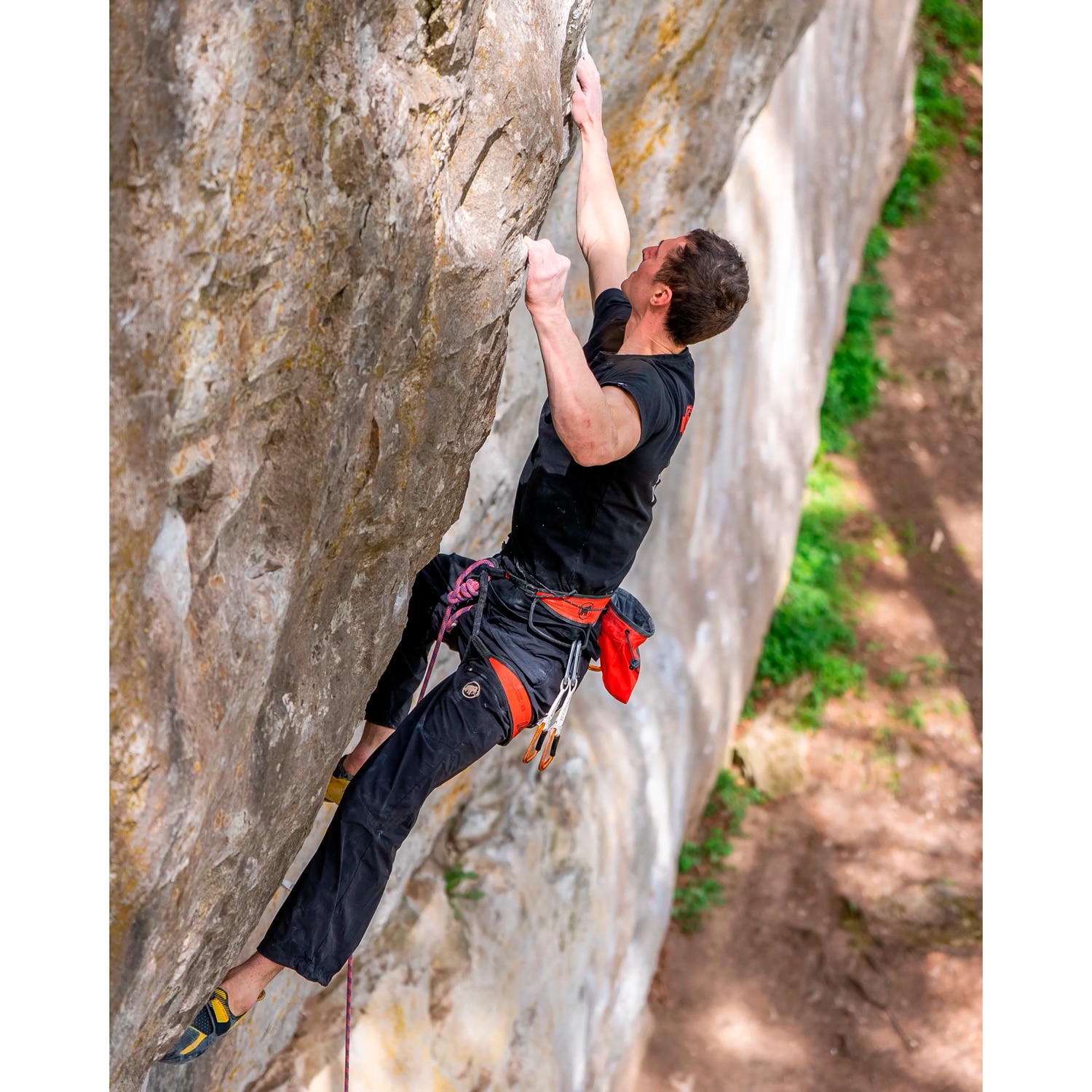 Arnês de Escalada Adam Ondra Sender Light Mammut Vermelho-3