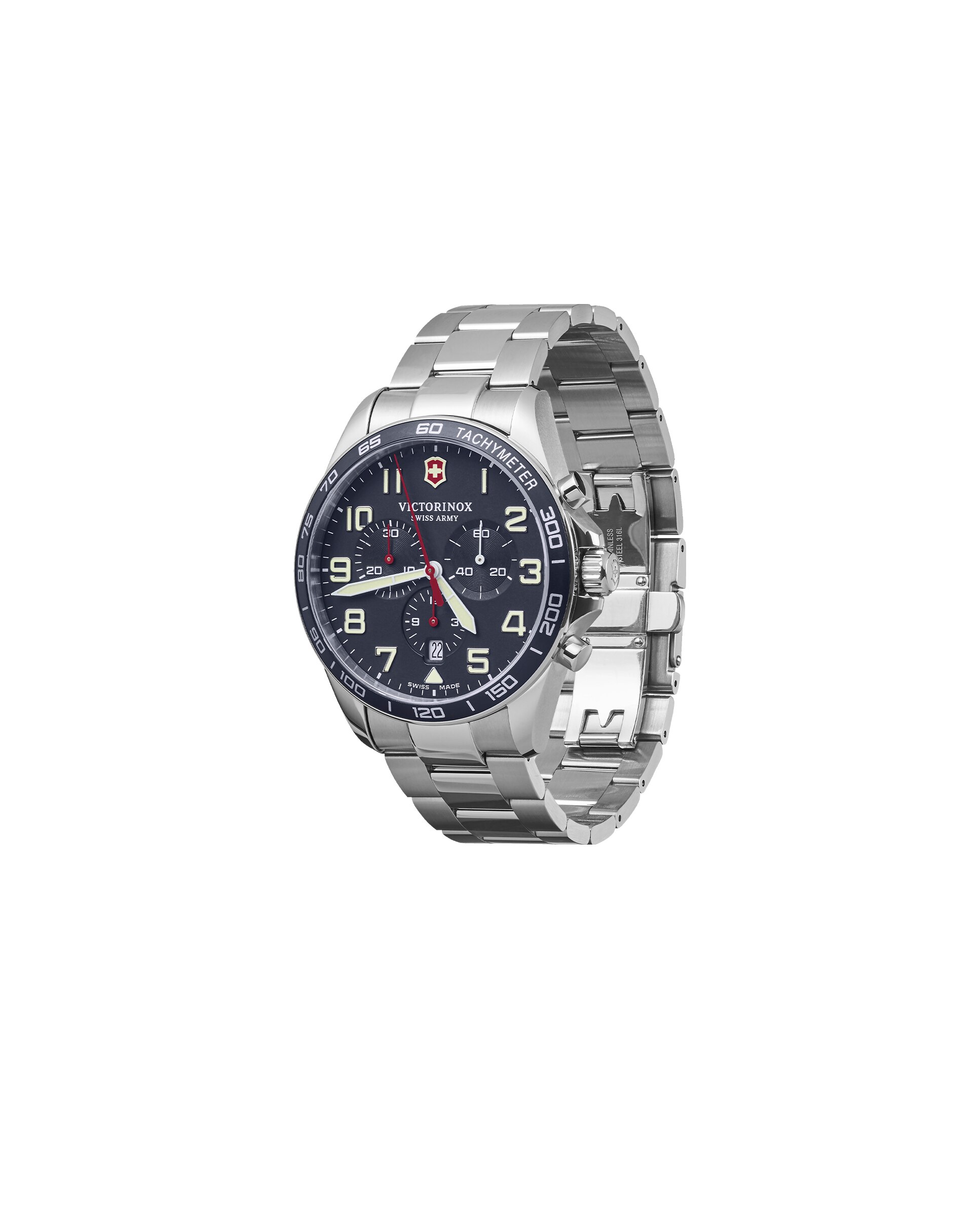 Relógio Fieldforce V241857 de Aço e Bracelete Prateada/cinza Prata-2