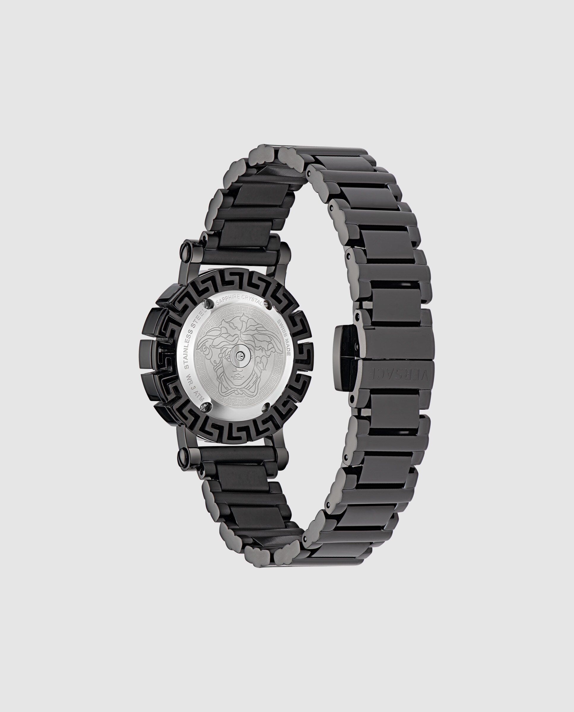 Relógio de Mulher Greca Glam Ve2q00522 de Aço e Bracelete Preto-3