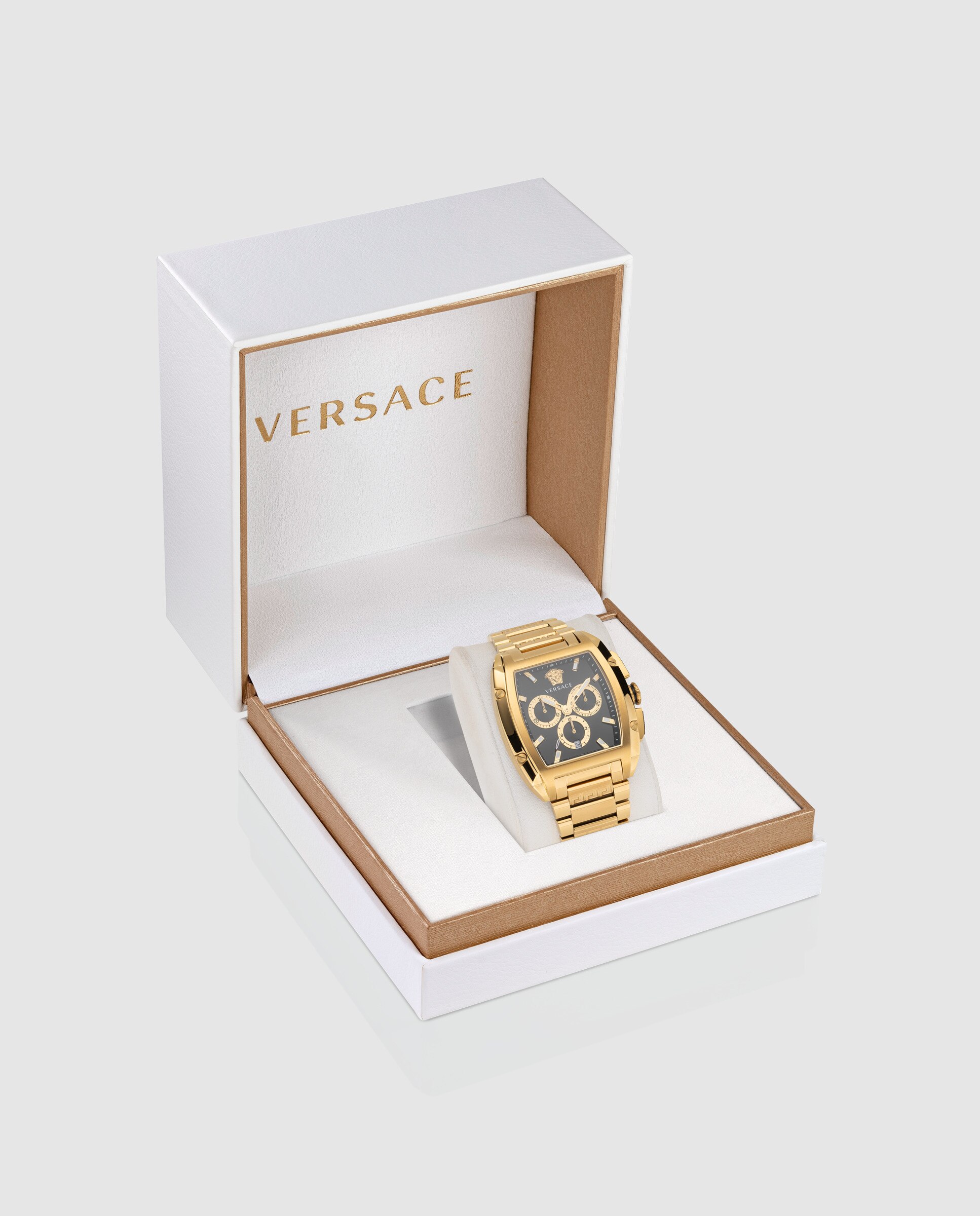 Relógio Dominus Ve6h00523 de Aço e Bracelete Dourada Ouro-4