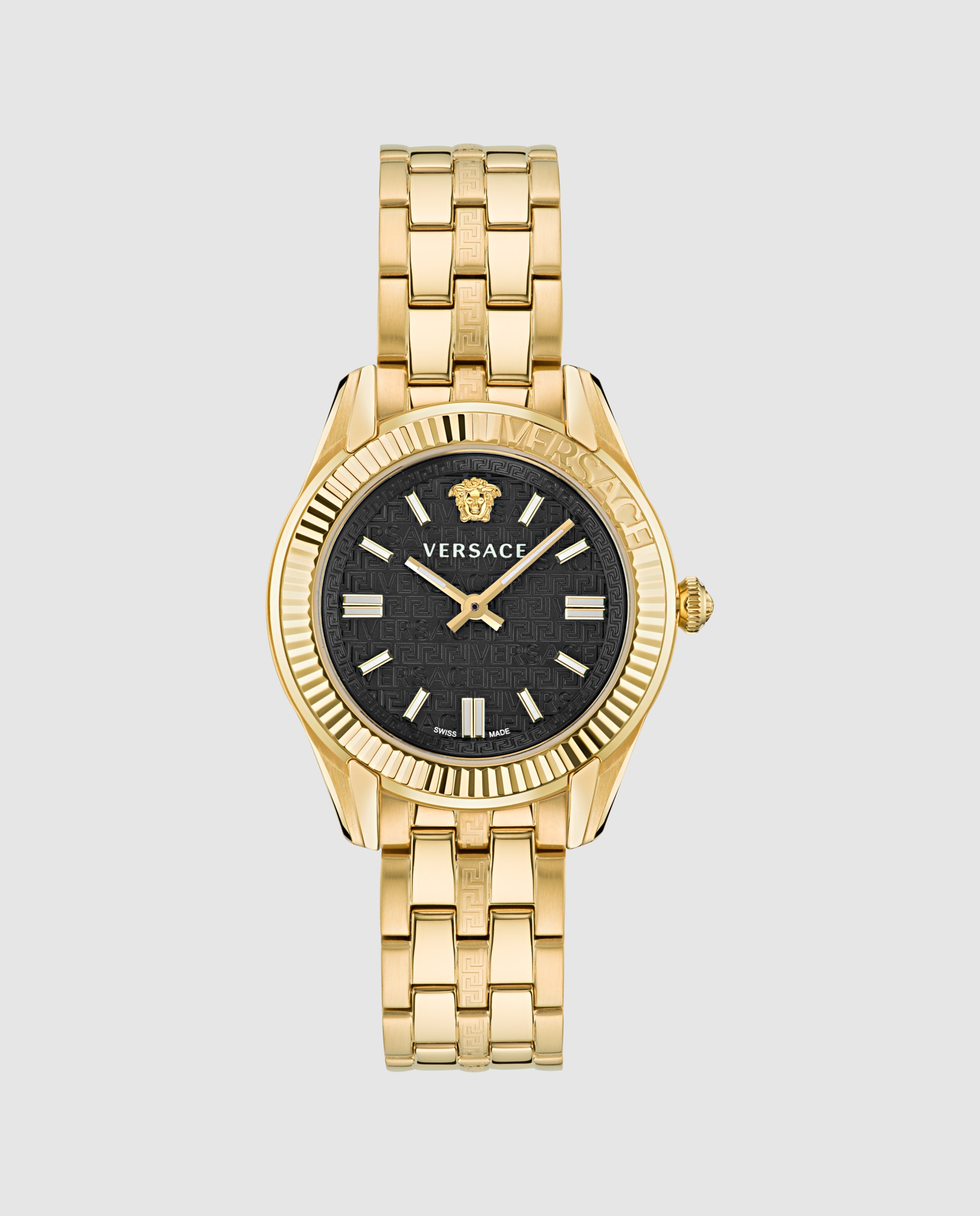 Relógio Greca Time Lady Ve6c00623 de Aço e Bracelete Dourada Ouro-1