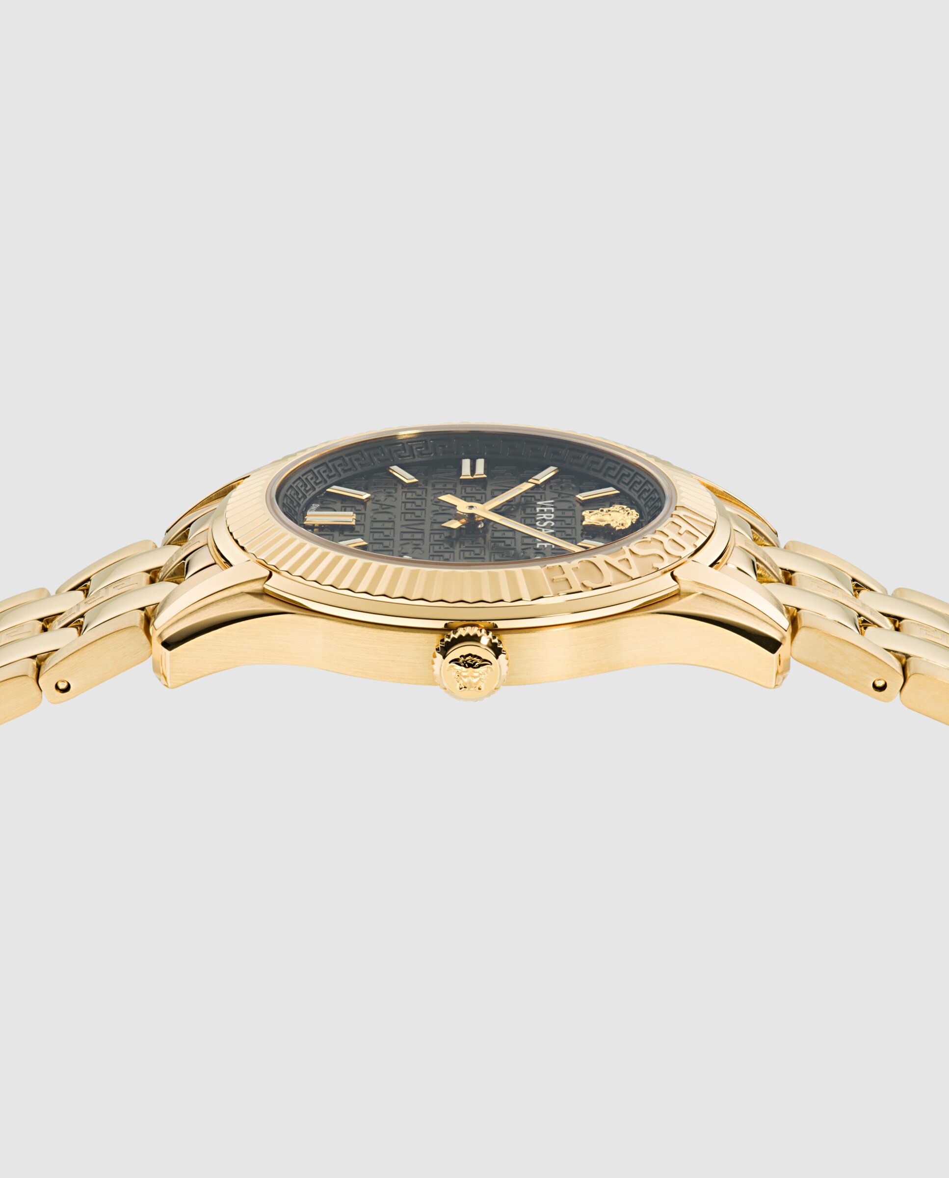 Relógio Greca Time Lady Ve6c00623 de Aço e Bracelete Dourada Ouro-2