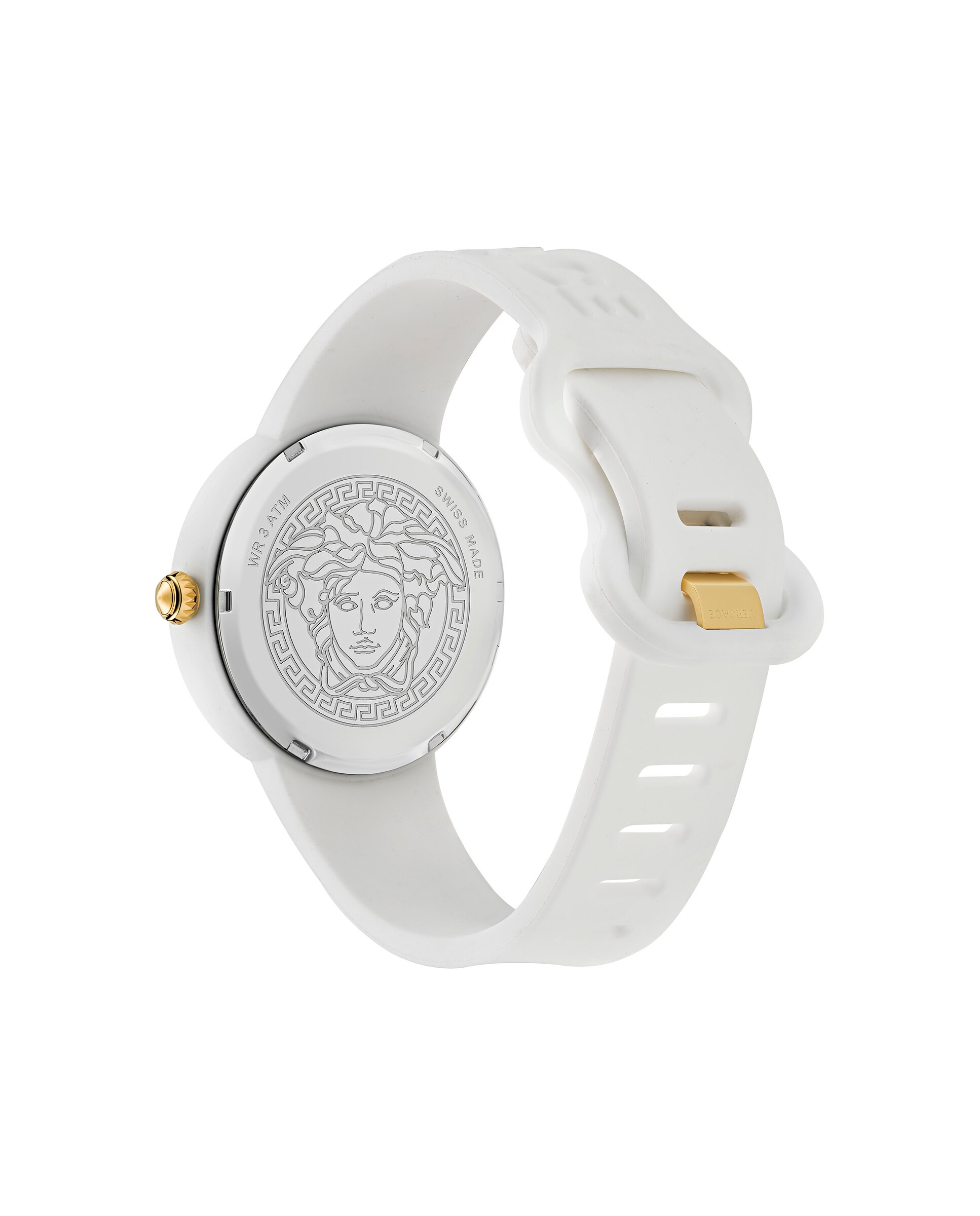 Relógio de Mulher Medusa Pop Ve6g00123 de Silicone e Bracelete Branca Branco-2