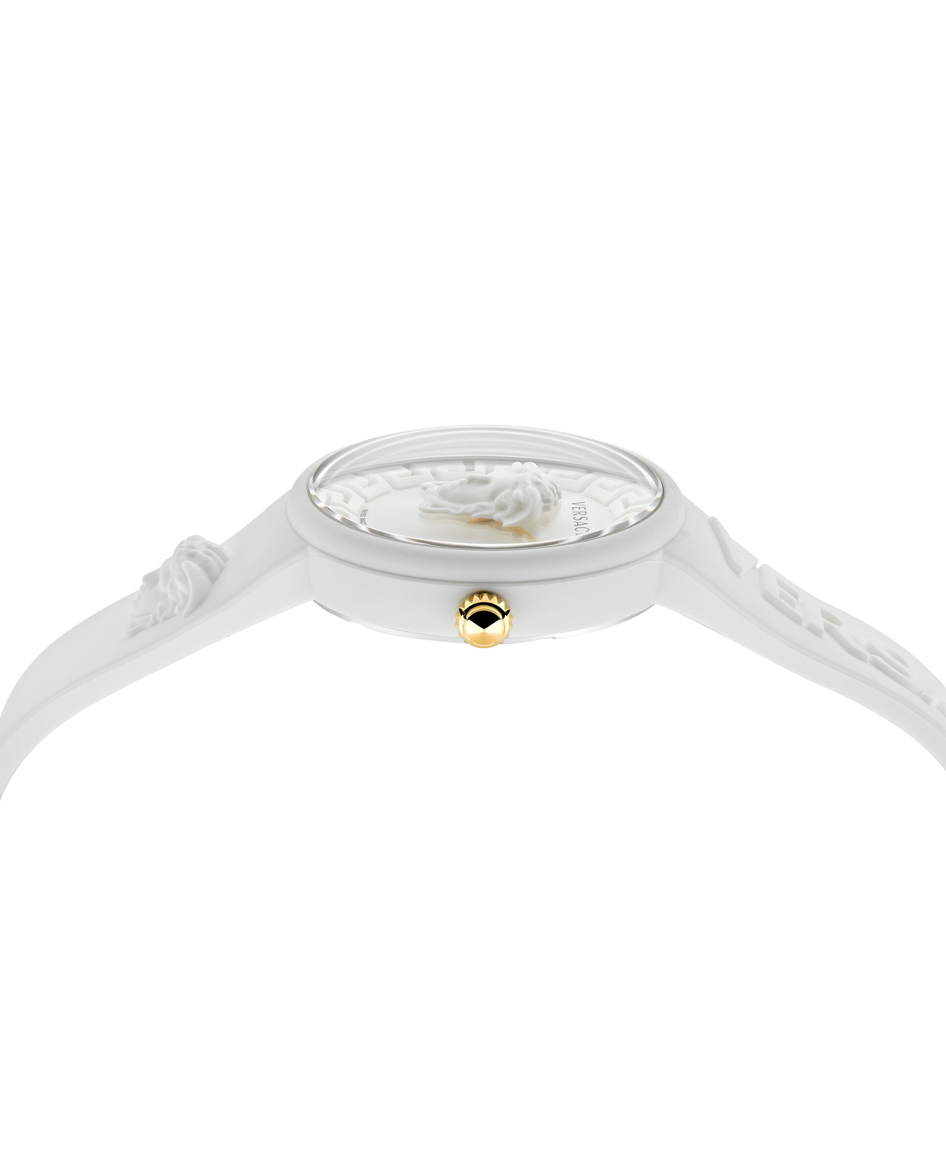 Relógio de Mulher Medusa Pop Ve6g00123 de Silicone e Bracelete Branca Branco-3