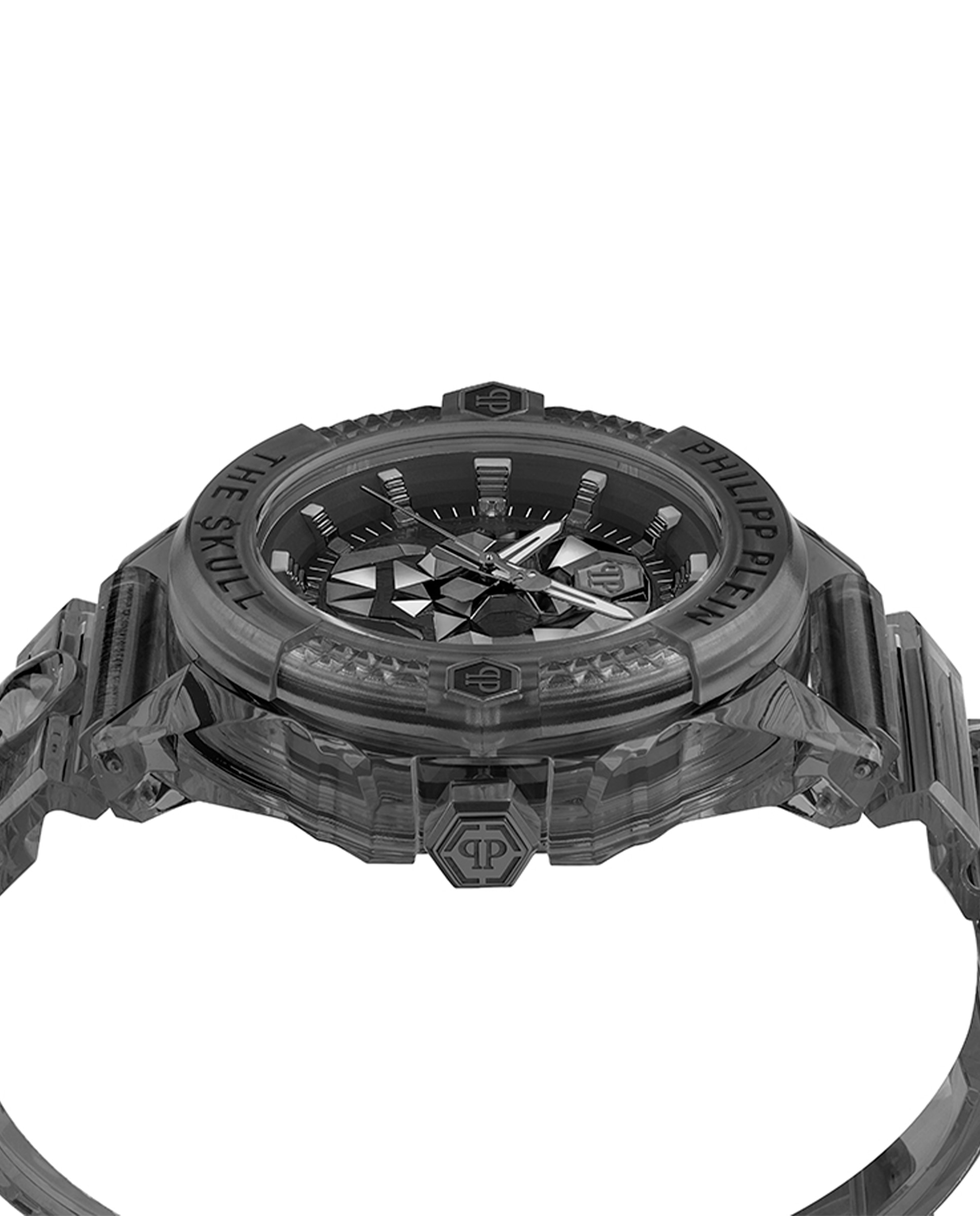 Relógio The $kull Synthetic Pwwaa0523 de Policarbonato e Bracelete em Preto Preto-3